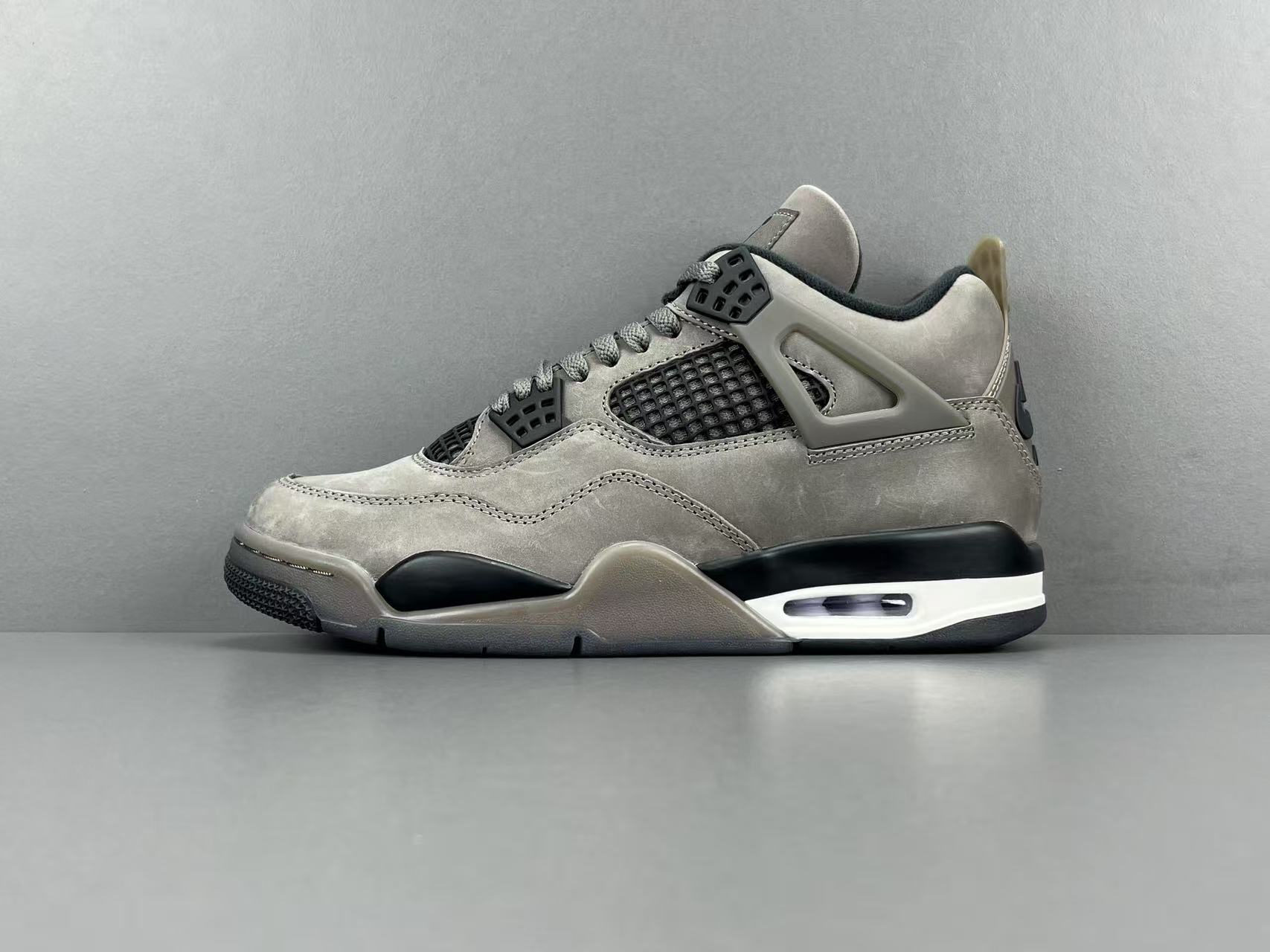  
【纯原版 AJ4】Jordan Air Ship “Cave Stone”舒适百搭 防滑耐磨 中帮 