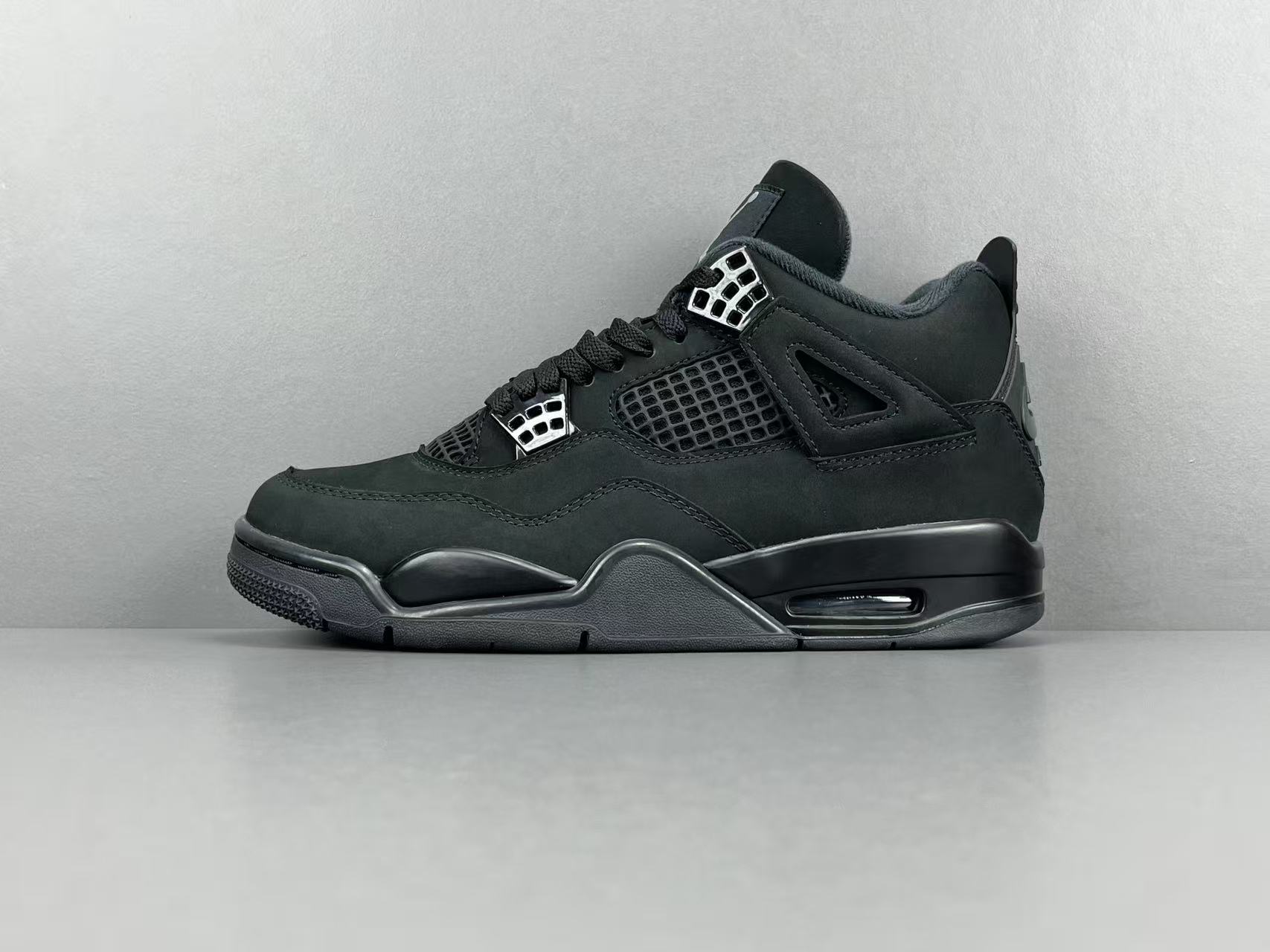  
【AJ4】Jordan Air Jordan 4 “Black Cat”时尚舒适 防滑耐磨 中帮 复