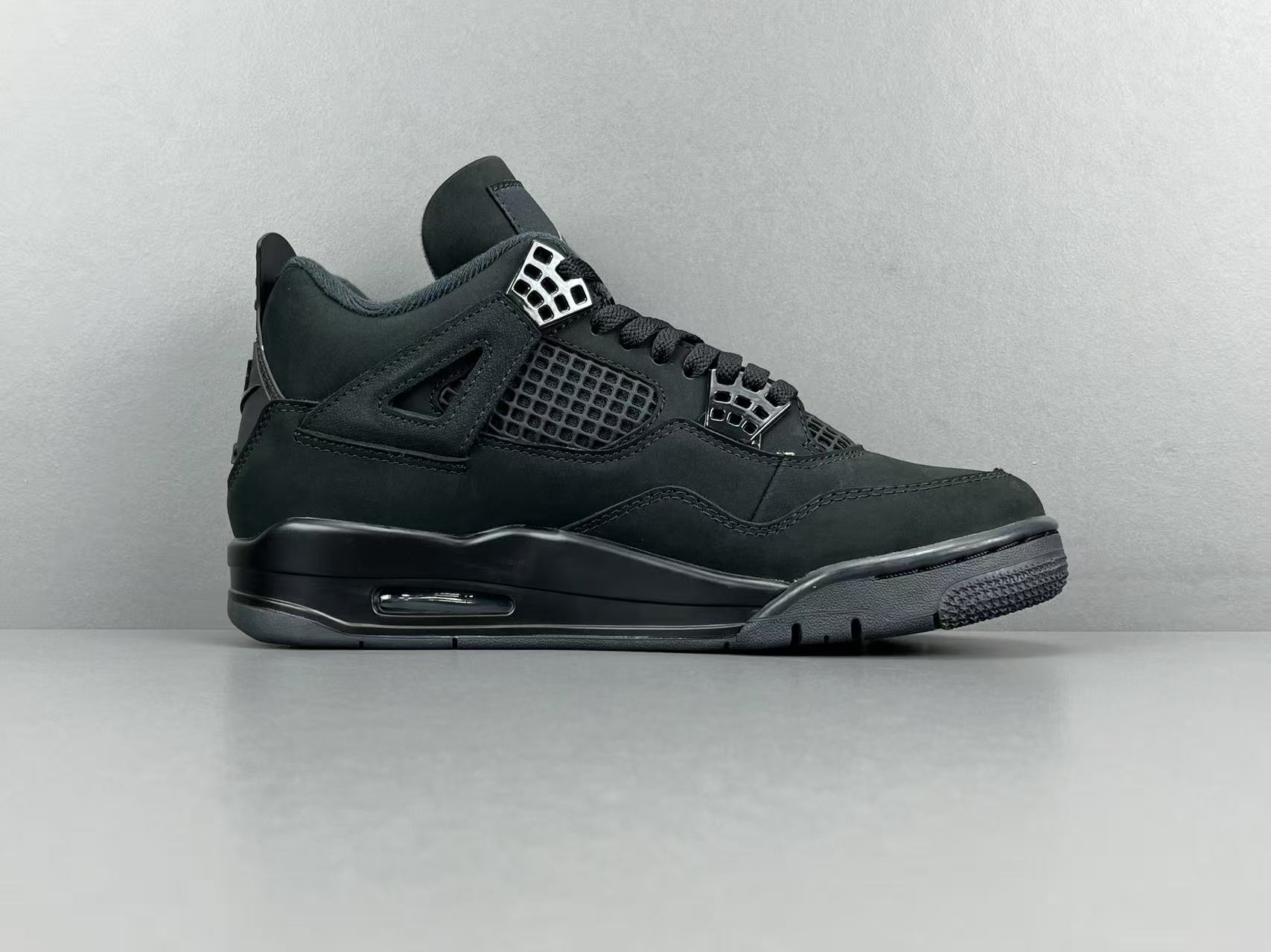  
【AJ4】Jordan Air Jordan 4 “Black Cat”时尚舒适 防滑耐磨 中帮 复