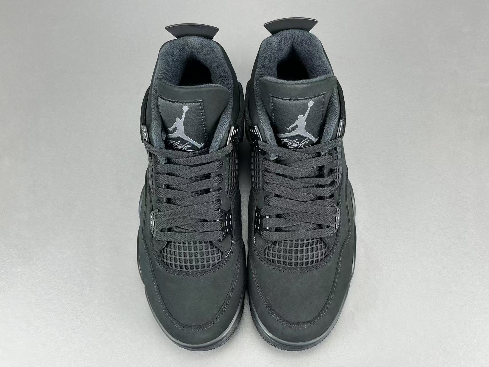  
【AJ4】Jordan Air Jordan 4 “Black Cat”时尚舒适 防滑耐磨 中帮 复