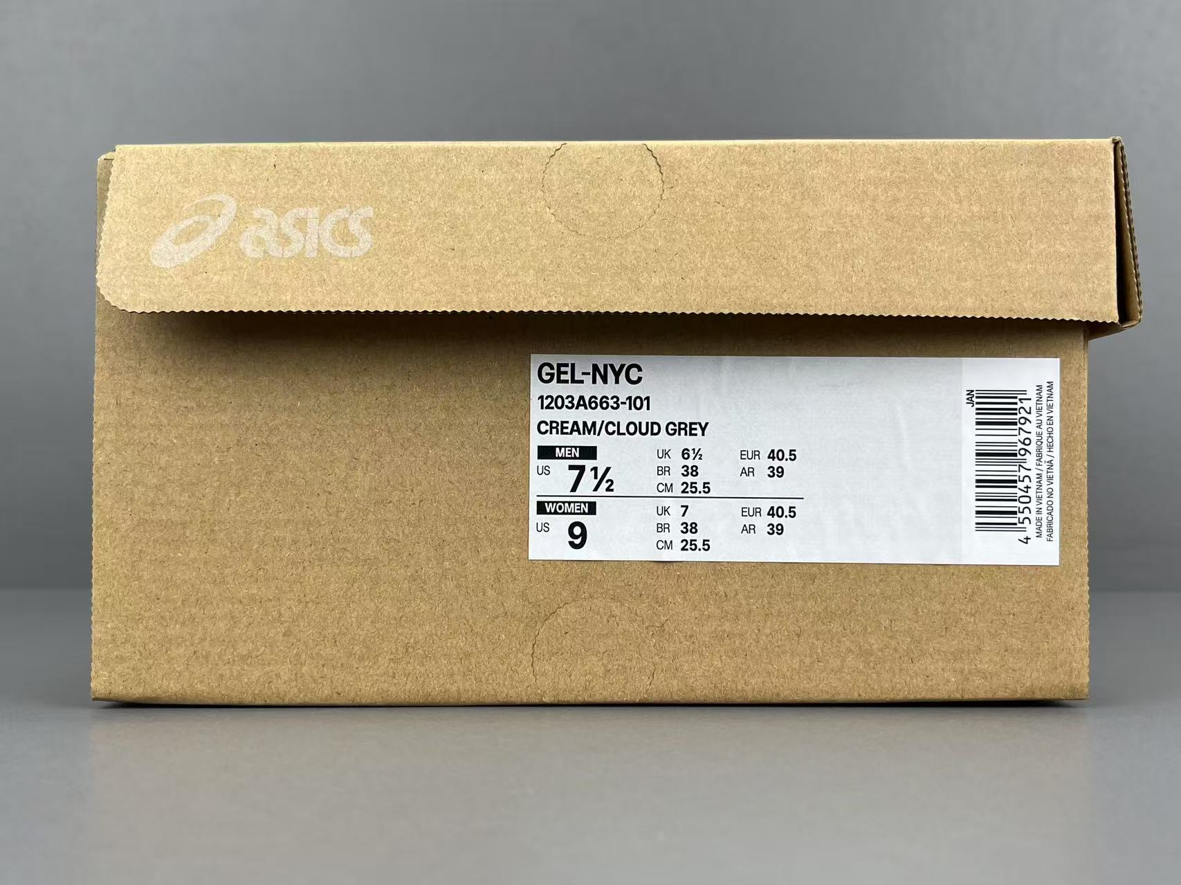 
【新Plus版 亚瑟士】Asics GEL-NYC系列 舒适百搭 低帮 休闲跑步鞋 男女同款 灰白
