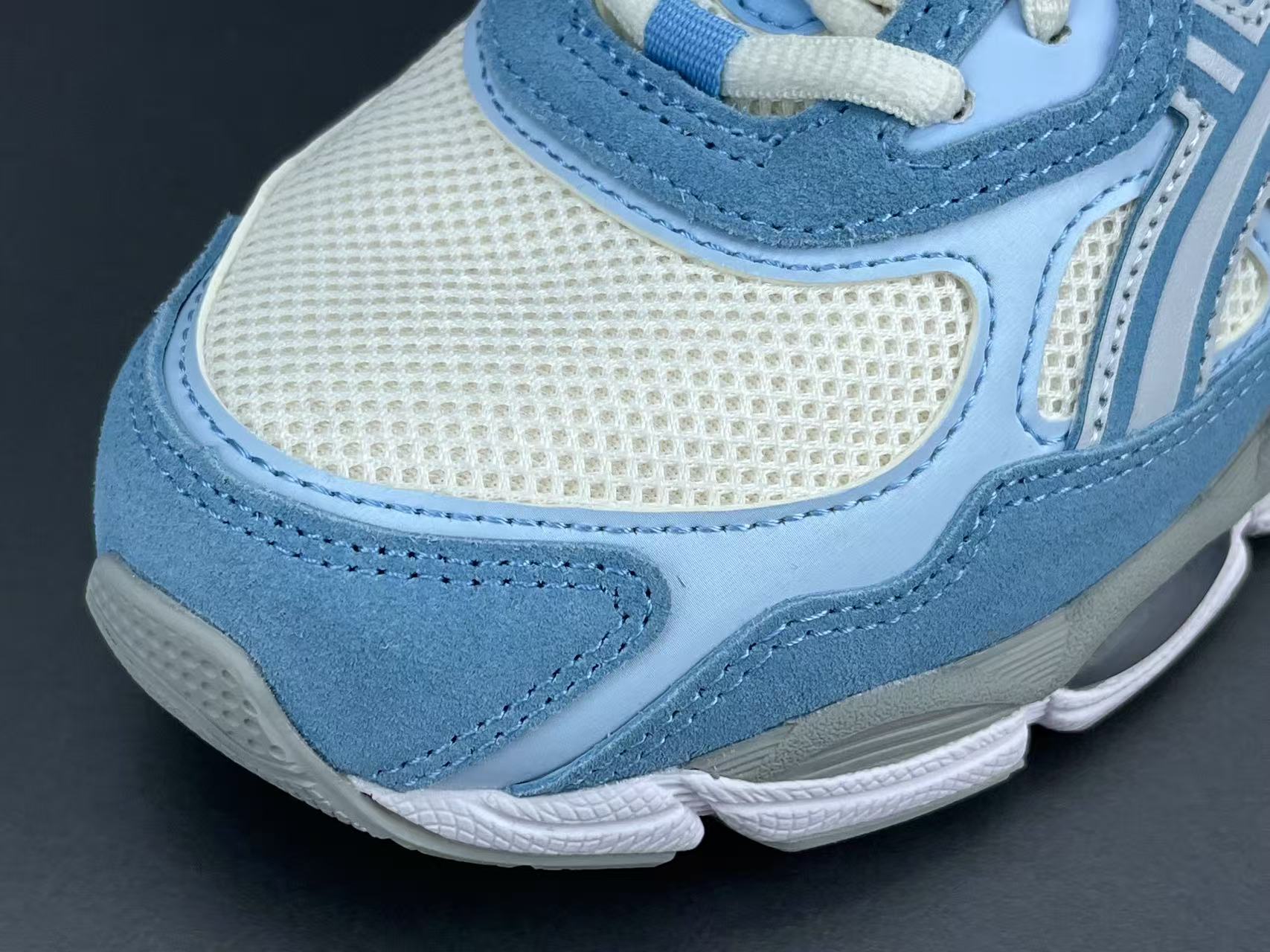  
【新Plus版 亚瑟士】Asics GEL-NYC系列 舒适百搭 低帮 休闲跑步鞋 男女同款 白蓝
