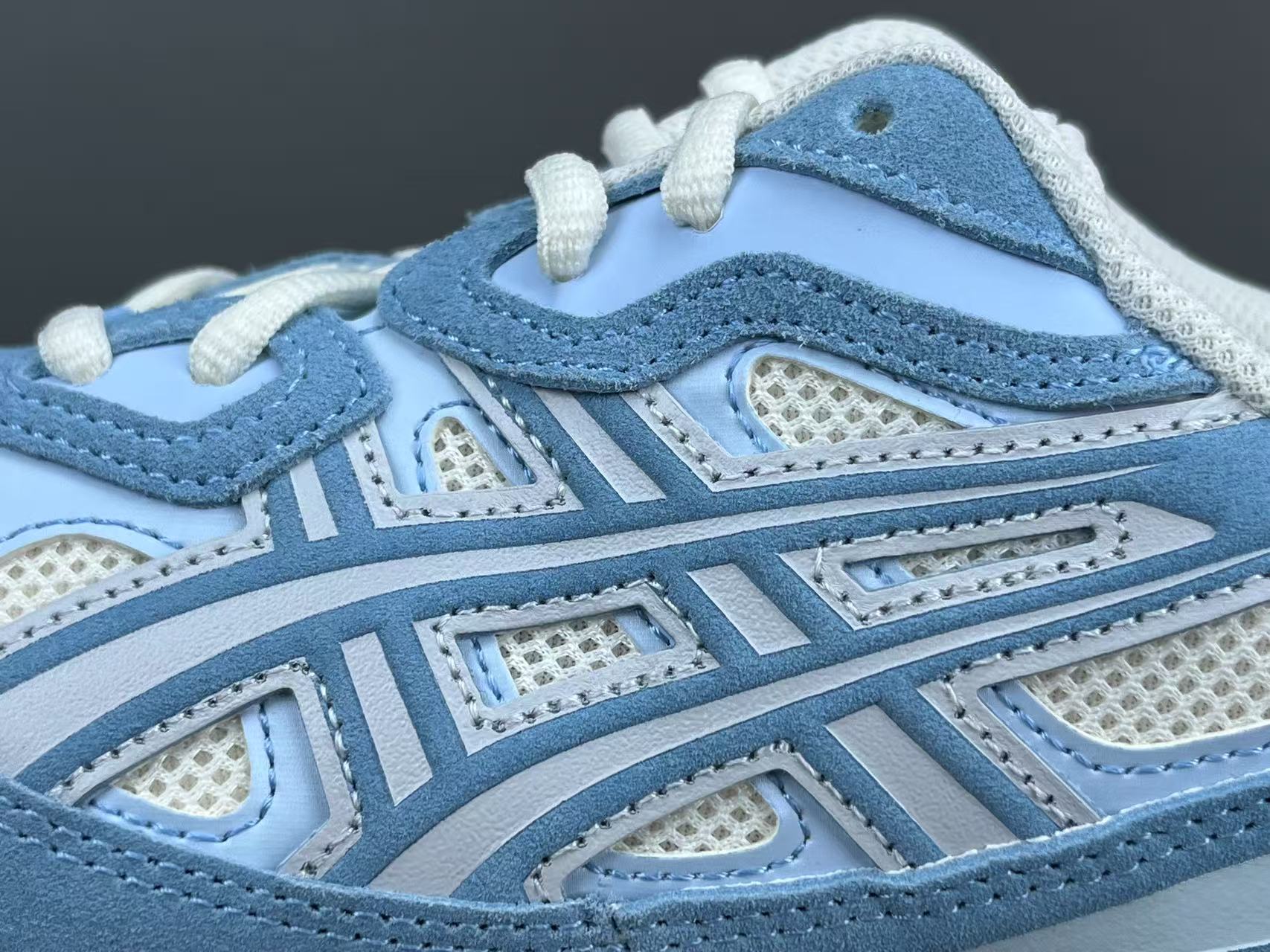  
【新Plus版 亚瑟士】Asics GEL-NYC系列 舒适百搭 低帮 休闲跑步鞋 男女同款 白蓝
