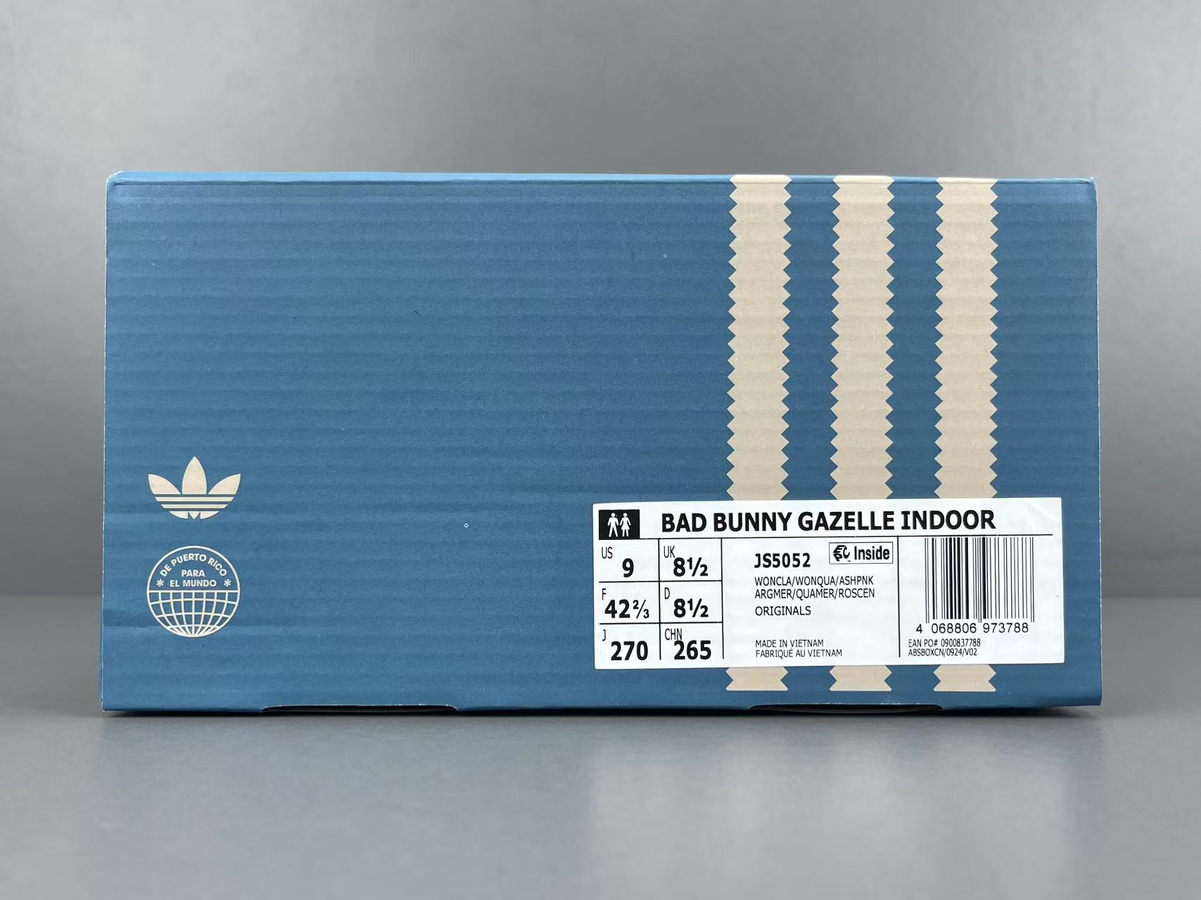 
【纯原版 阿迪】Bad Bunny x adidas originals GAZELLE INDOOR