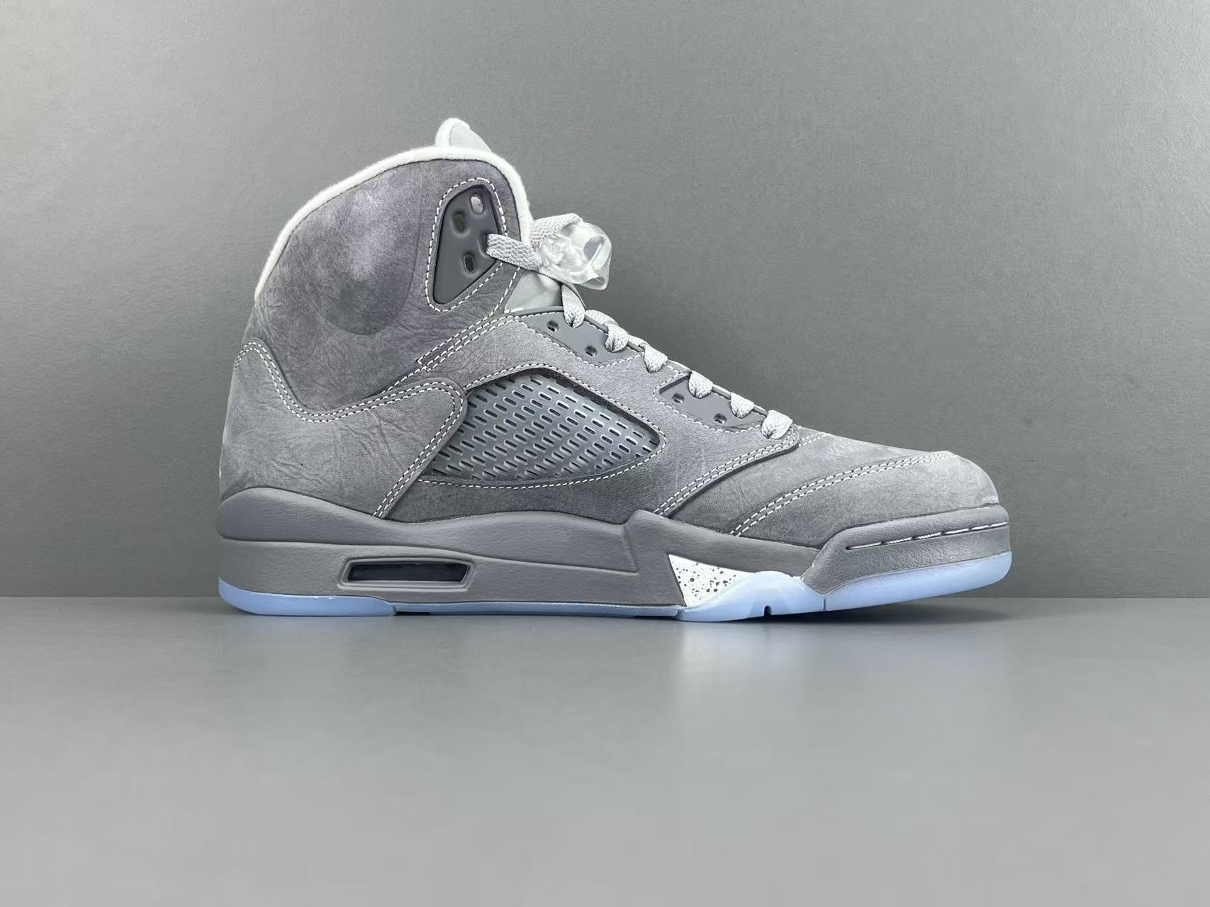 【LJR版 AJ5】Jordan Air Jordan 5 “Wolf Grey”舒适 防滑耐磨 中帮 