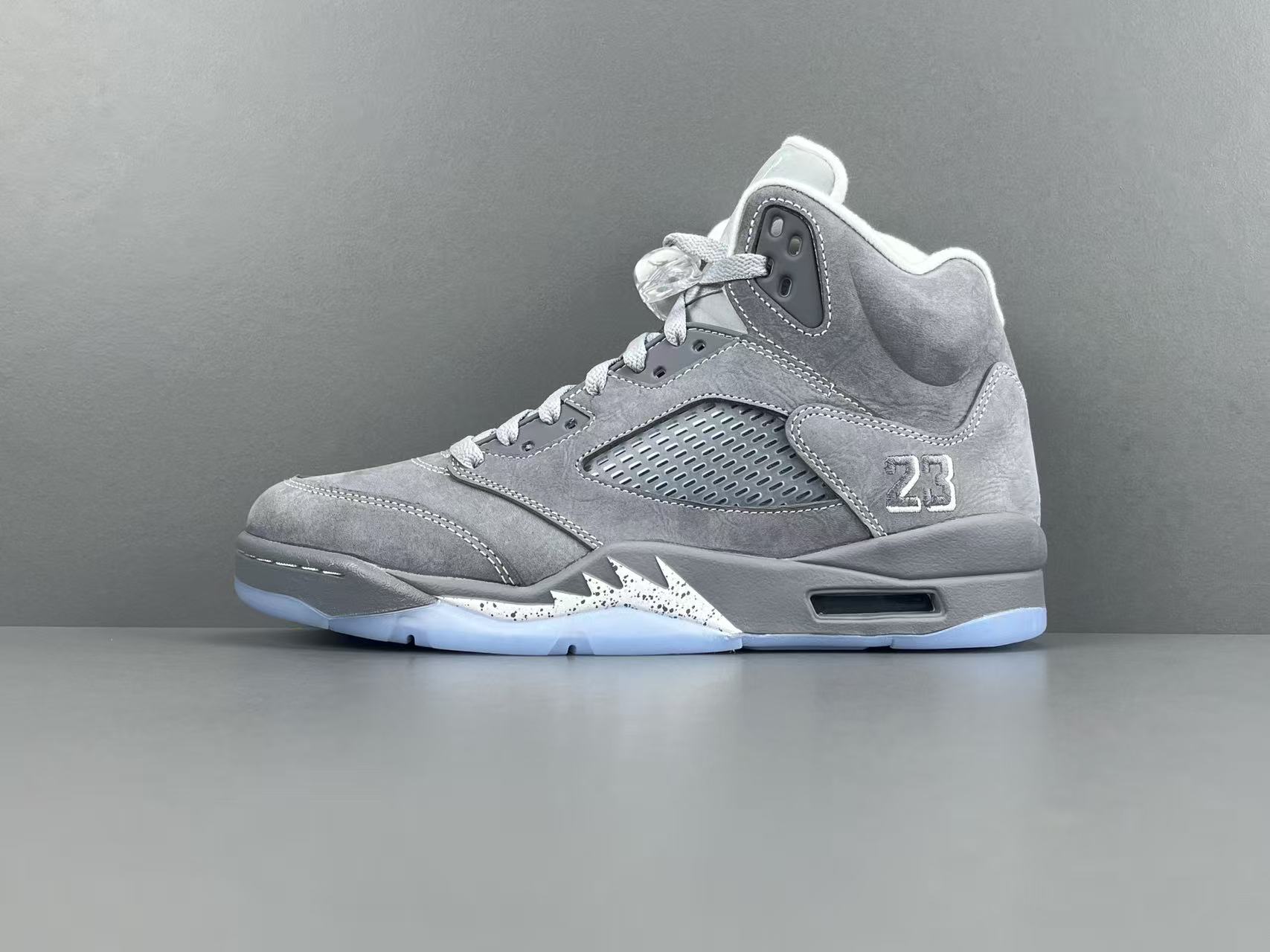 【LJR版 AJ5】Jordan Air Jordan 5 “Wolf Grey”舒适 防滑耐磨 中帮 