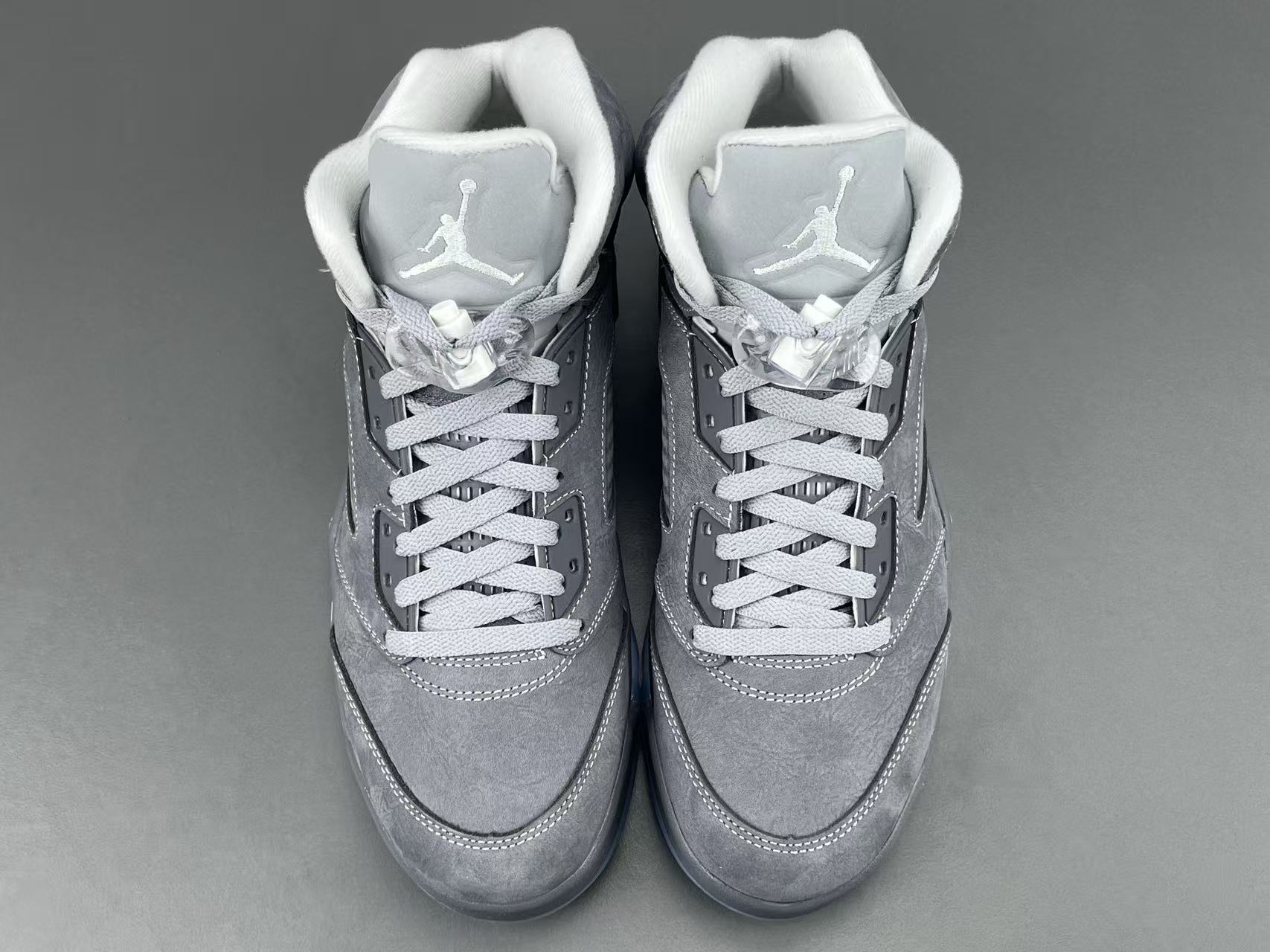 【LJR版 AJ5】Jordan Air Jordan 5 “Wolf Grey”舒适 防滑耐磨 中帮 