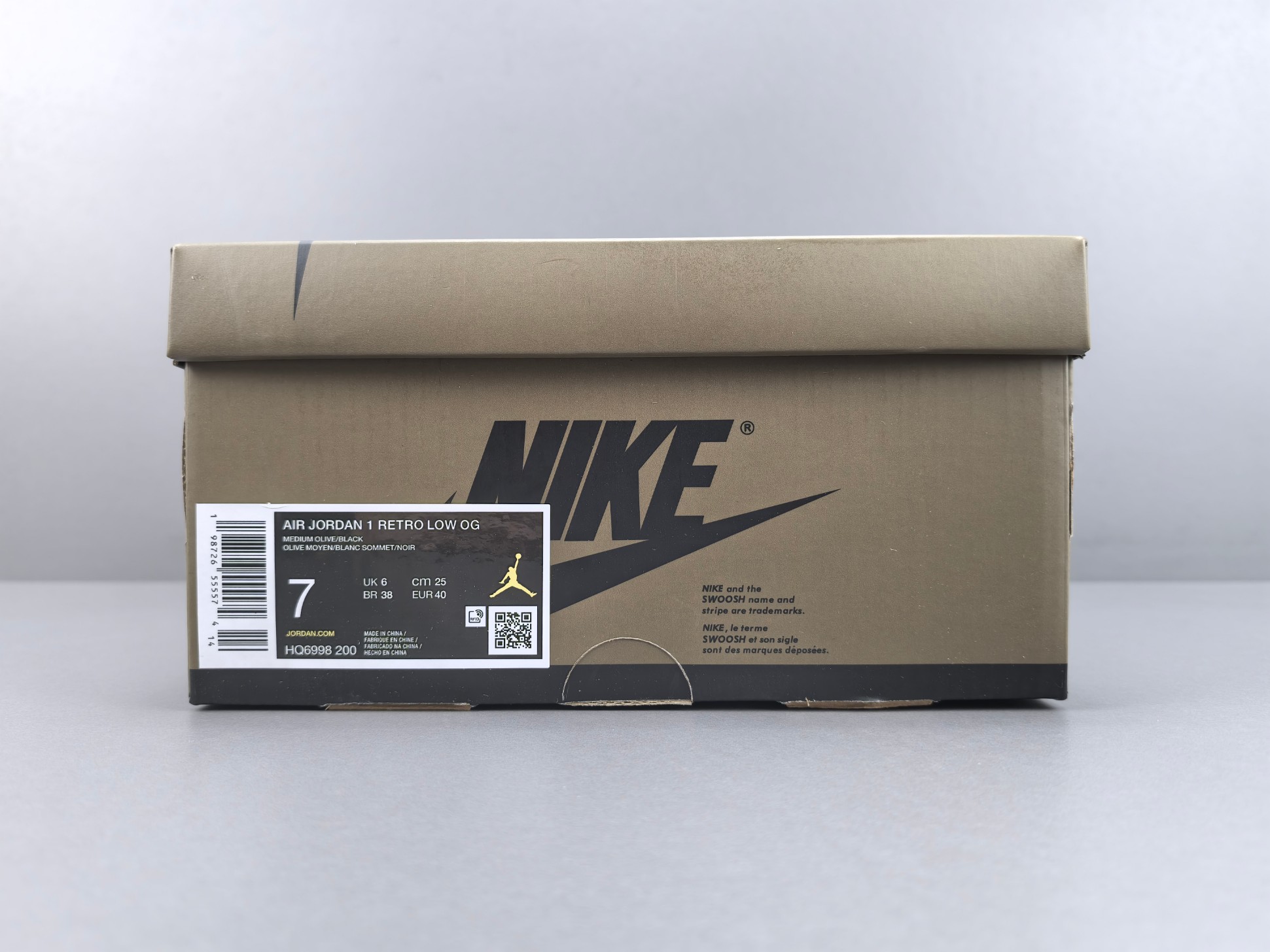 P 【新X版 AJ1低帮】Jordan Air Jordan 1 Retro Low OG 小倒钩配色 