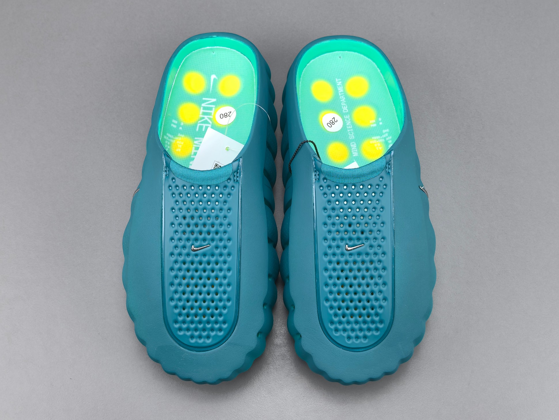 P【纯原版 耐克拖鞋】Nike Mind 001 舒适贴合 科技风 无特殊功能包头拖鞋 男女同款 黑色尺