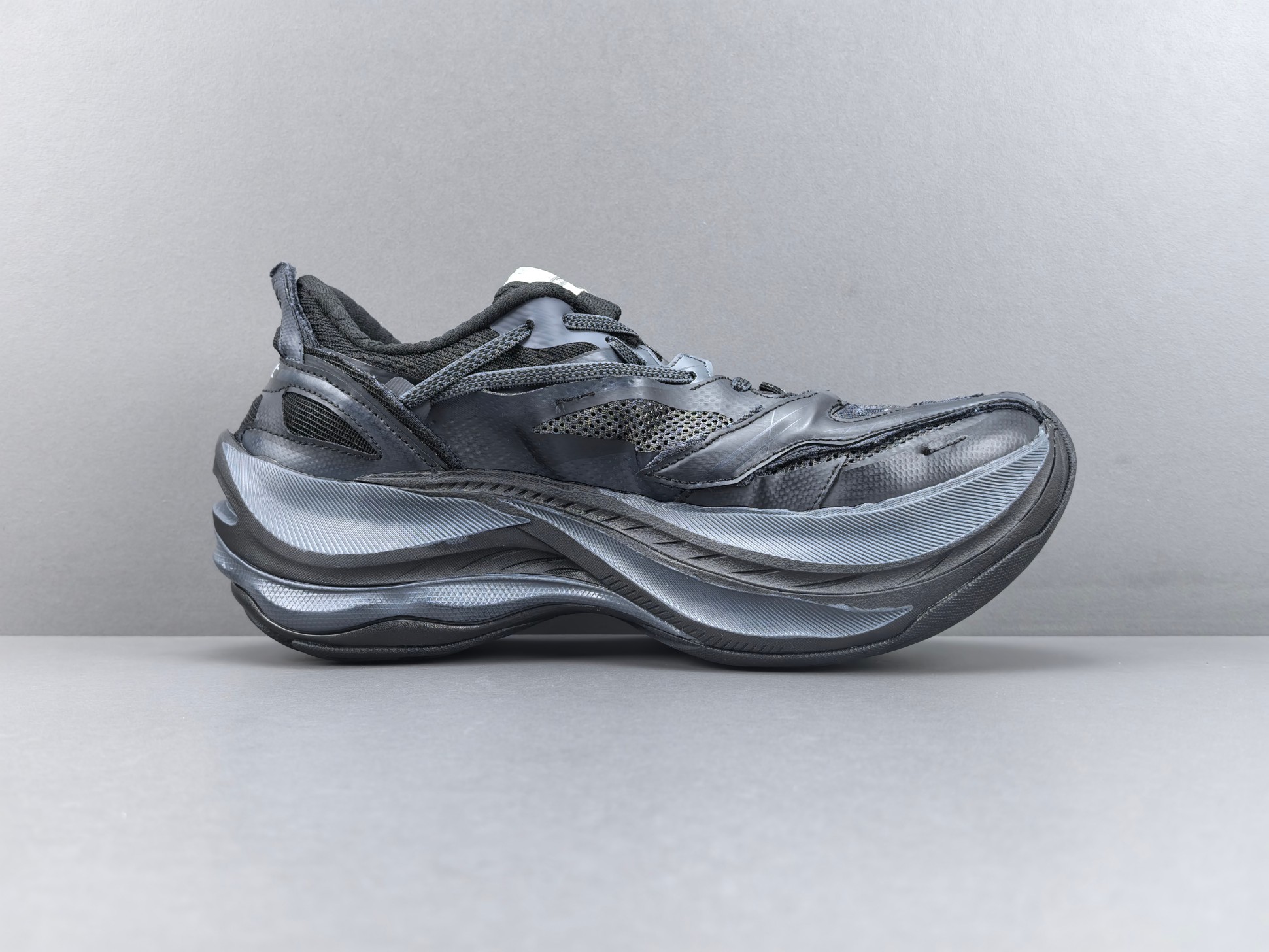 P 【外贸版 巴黎26代】Balenciaga巴黎世家 Jet 压纹印花 圆头厚底4.25cm 低帮 老