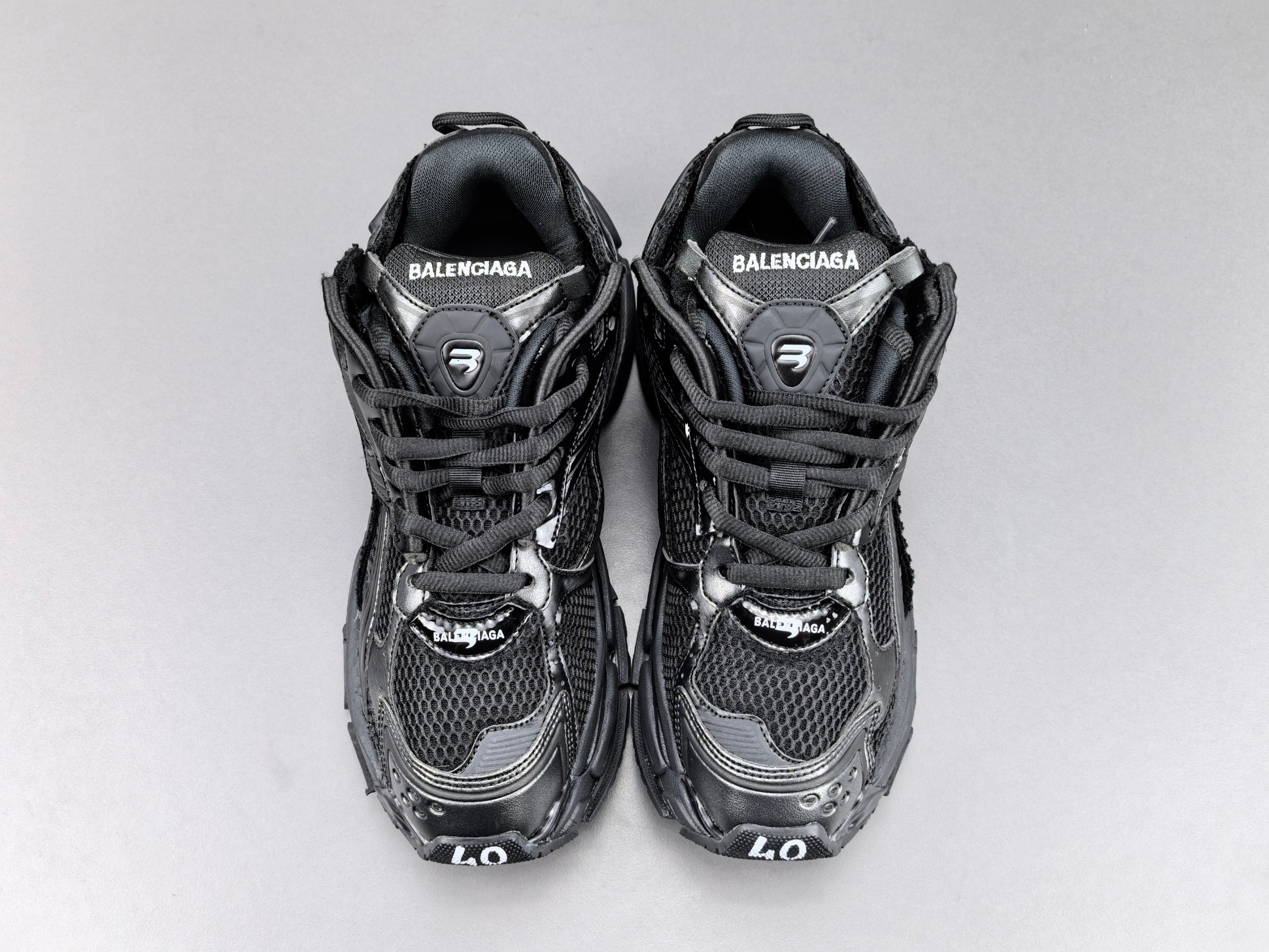P 【外贸版 巴黎7.5LED】Balenciaga巴黎世家 Runner Led 圆头系带 低帮 老爹