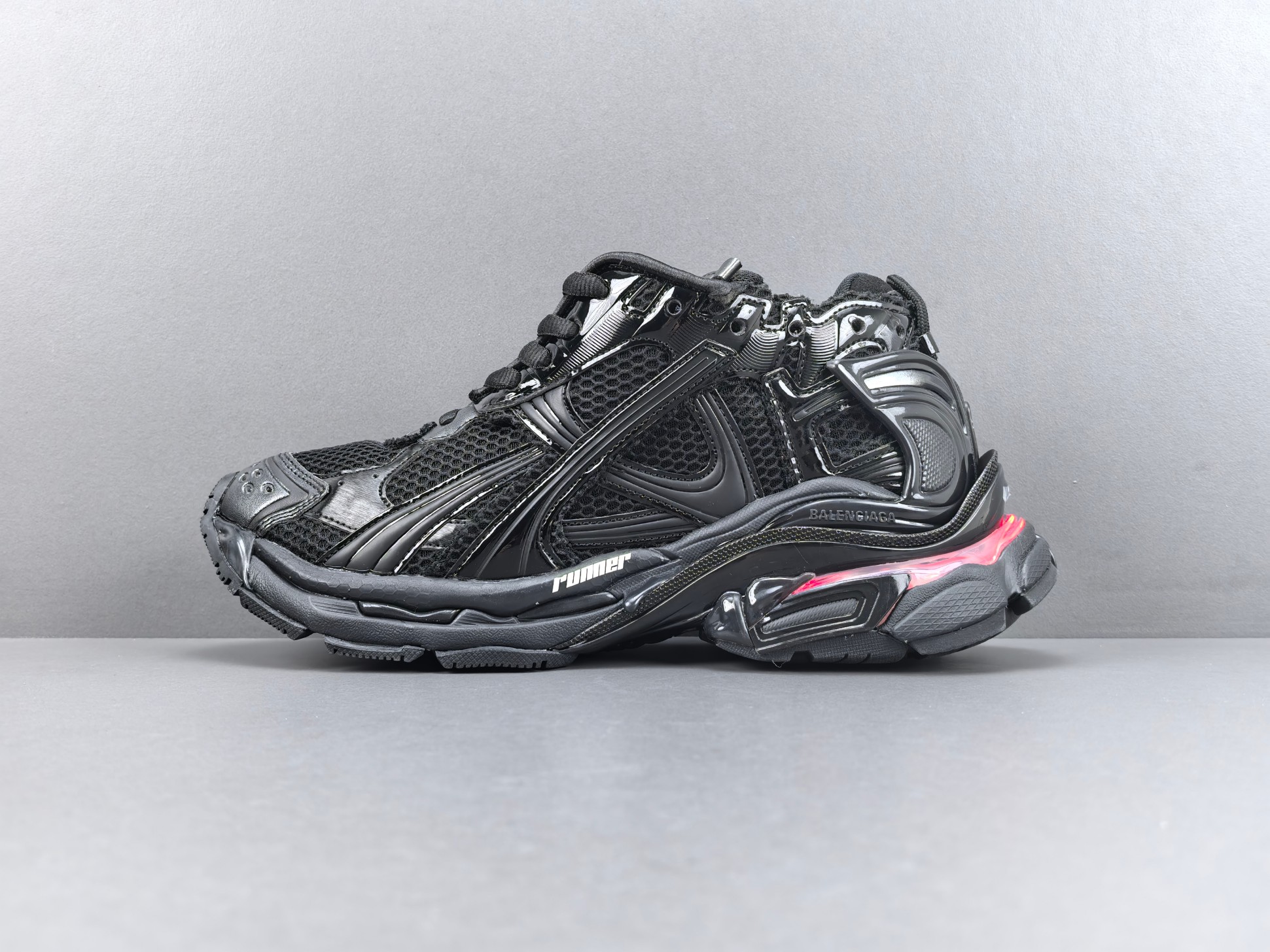 P 【外贸版 巴黎7.5LED】Balenciaga巴黎世家 Runner Led 圆头系带 低帮 老爹