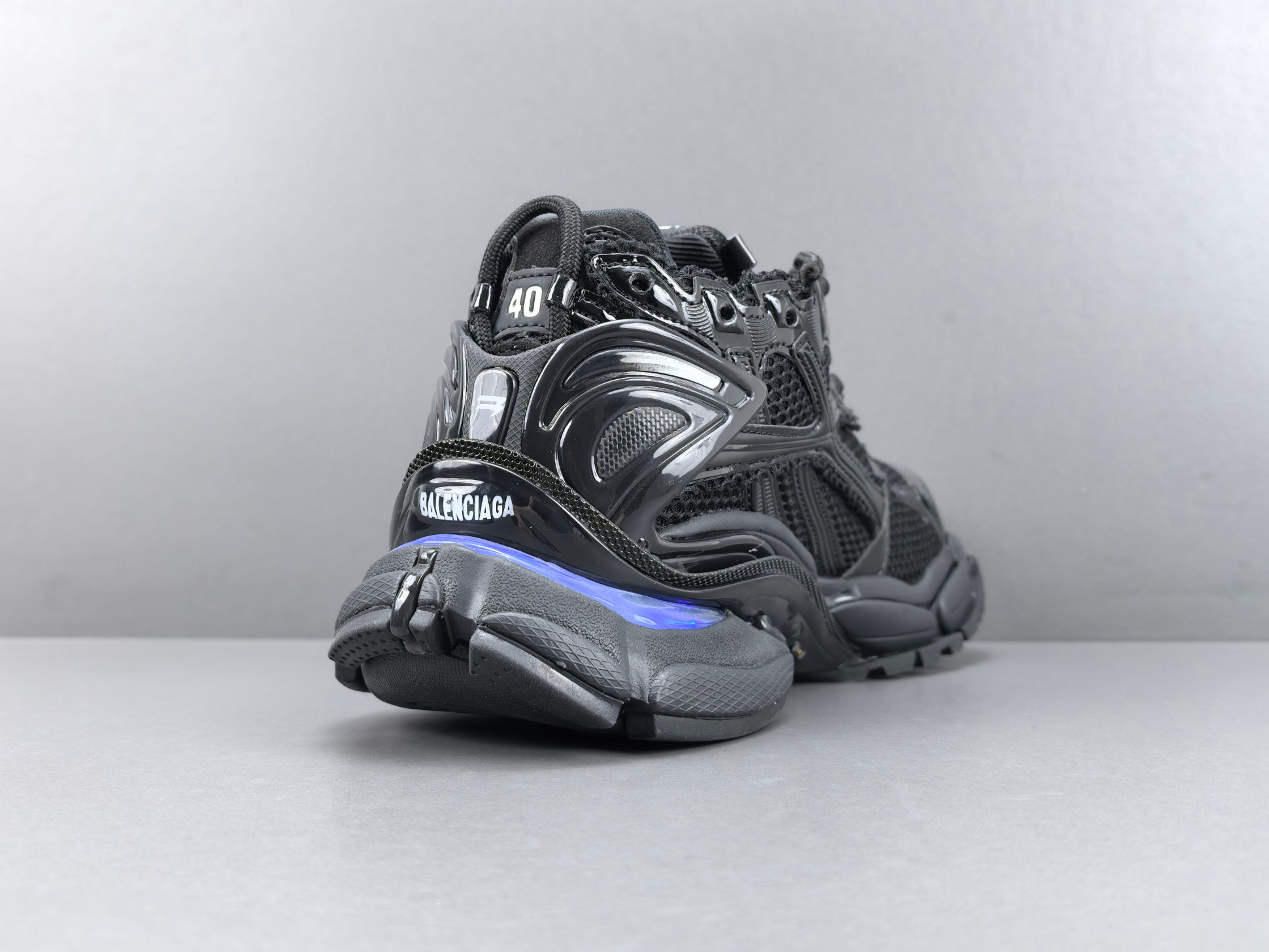 P 【外贸版 巴黎7.5LED】Balenciaga巴黎世家 Runner Led 圆头系带 低帮 老爹