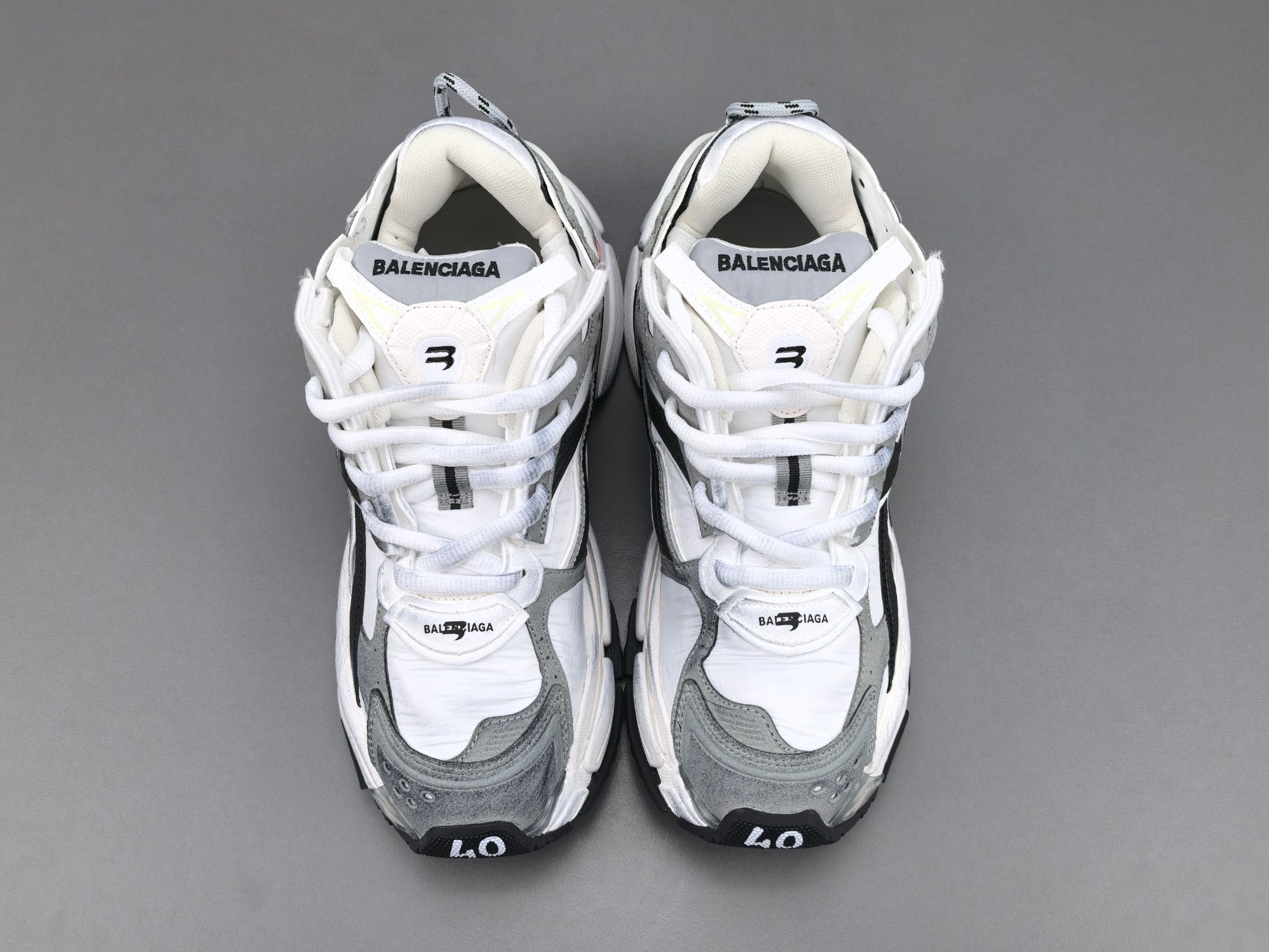 P 【外贸版 巴黎7.5LED】Balenciaga巴黎世家 Runner Led 圆头系带 低帮 老爹