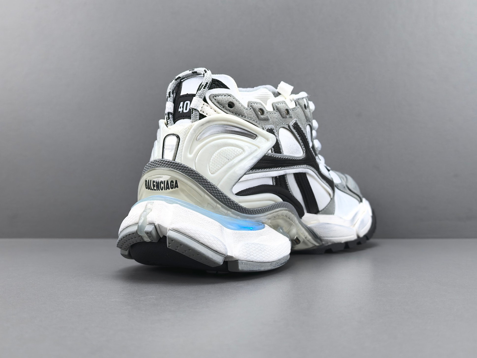 P 【外贸版 巴黎7.5LED】Balenciaga巴黎世家 Runner Led 圆头系带 低帮 老爹