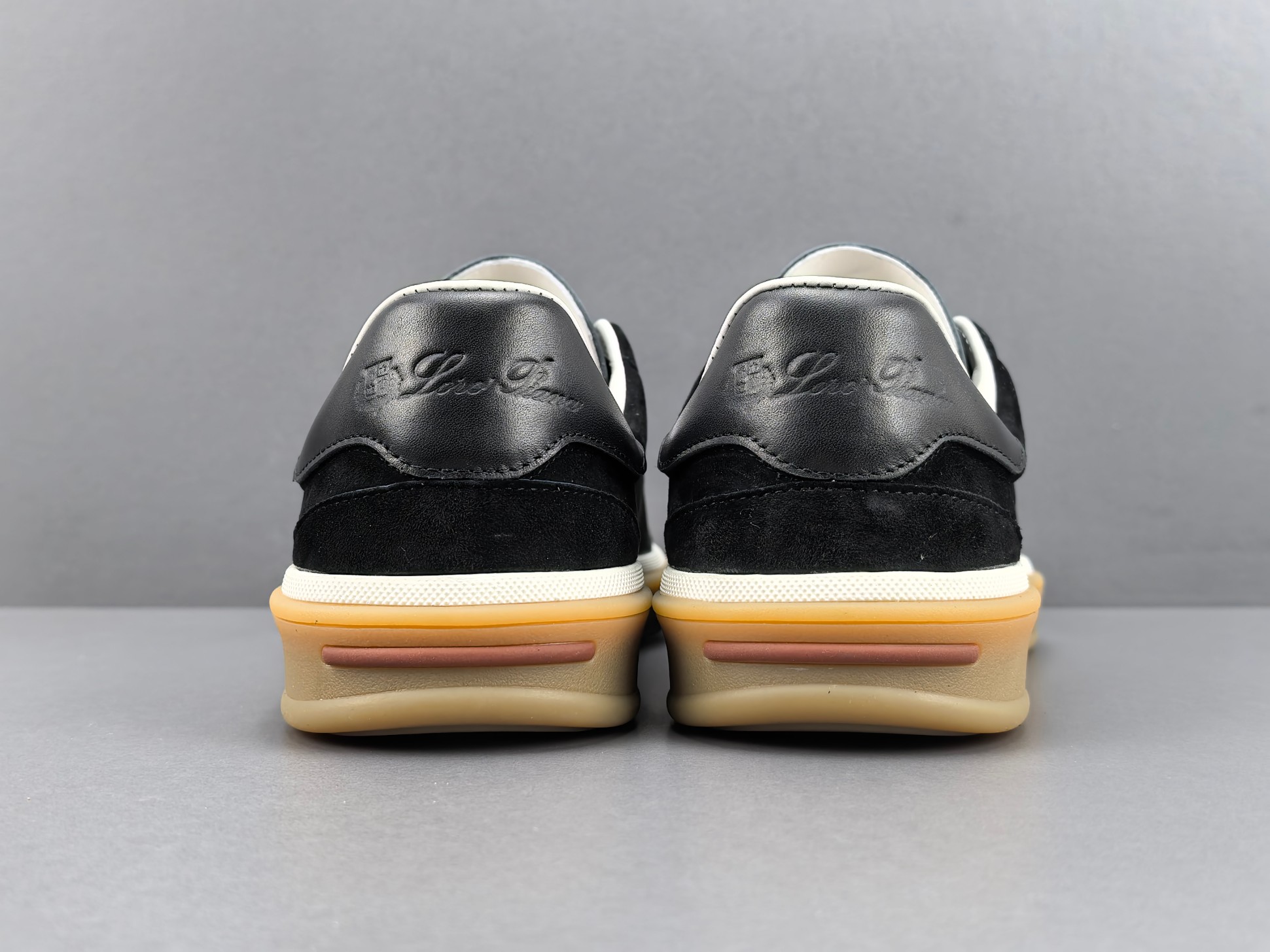 Loro Piana Tennis Walk черные замшевые кроссовки