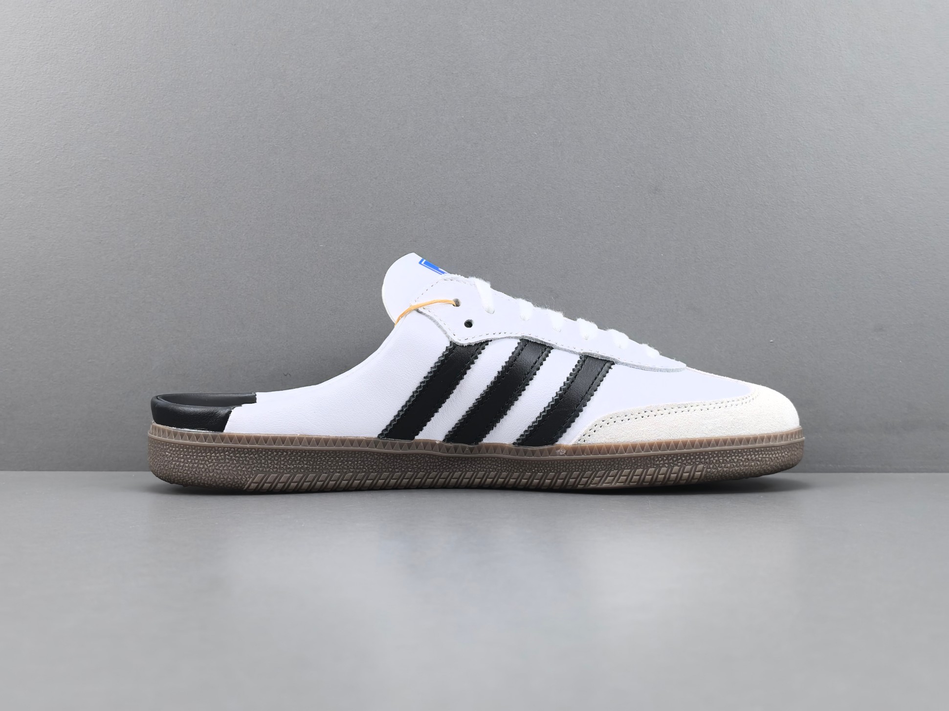 【纯原版 阿迪】adidas originals SAMBA OG 三叶草拼色一脚蹬 无特殊功能包头拖鞋