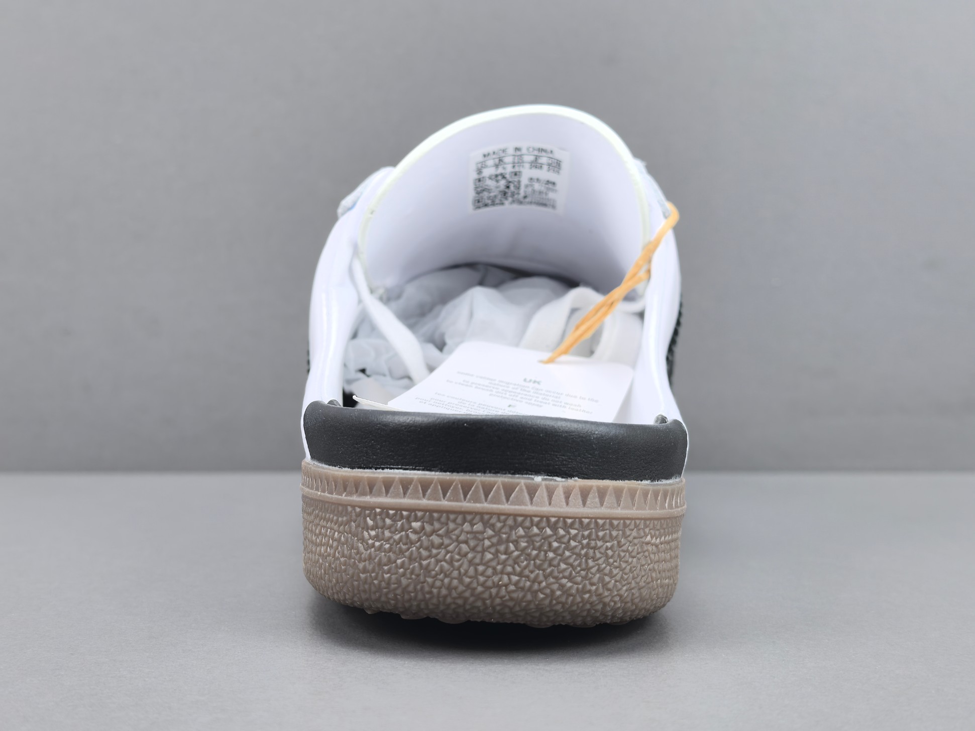 【纯原版 阿迪】adidas originals SAMBA OG 三叶草拼色一脚蹬 无特殊功能包头拖鞋
