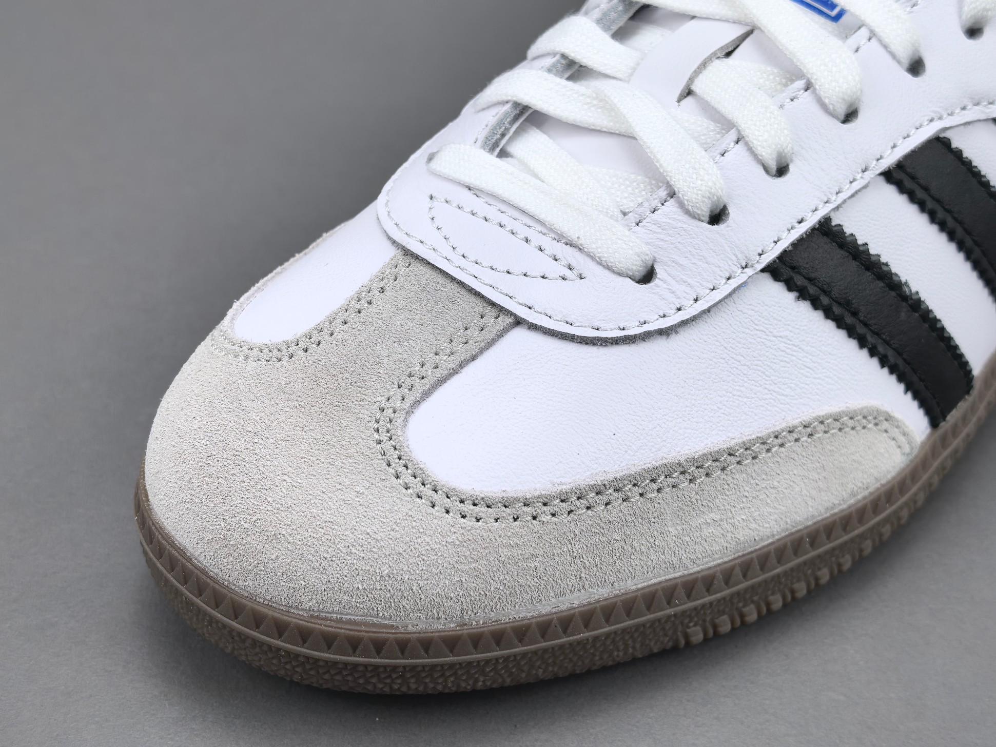 【纯原版 阿迪】adidas originals SAMBA OG 三叶草拼色一脚蹬 无特殊功能包头拖鞋