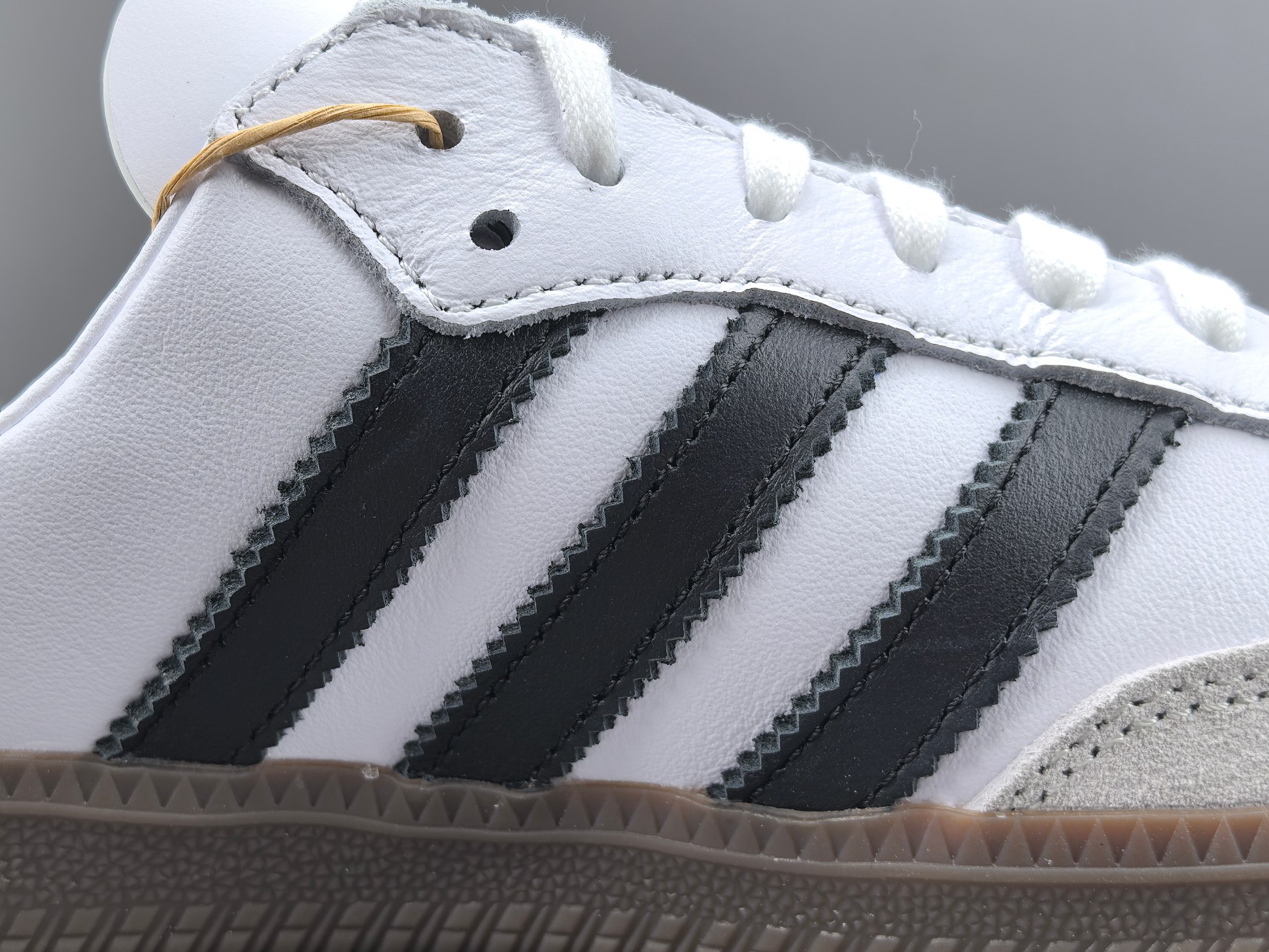 【纯原版 阿迪】adidas originals SAMBA OG 三叶草拼色一脚蹬 无特殊功能包头拖鞋