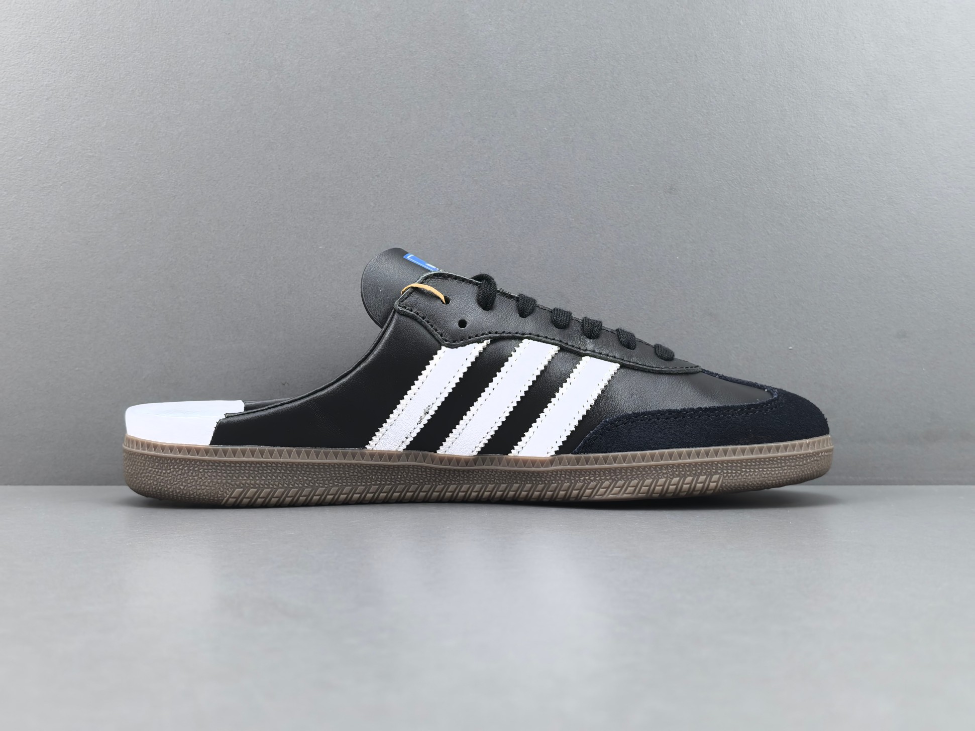 【纯原版 阿迪】adidas originals SAMBA OG 三叶草拼色一脚蹬 无特殊功能包头拖鞋