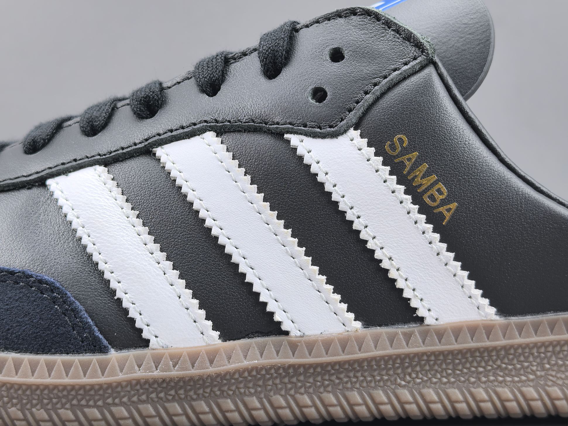 【纯原版 阿迪】adidas originals SAMBA OG 三叶草拼色一脚蹬 无特殊功能包头拖鞋