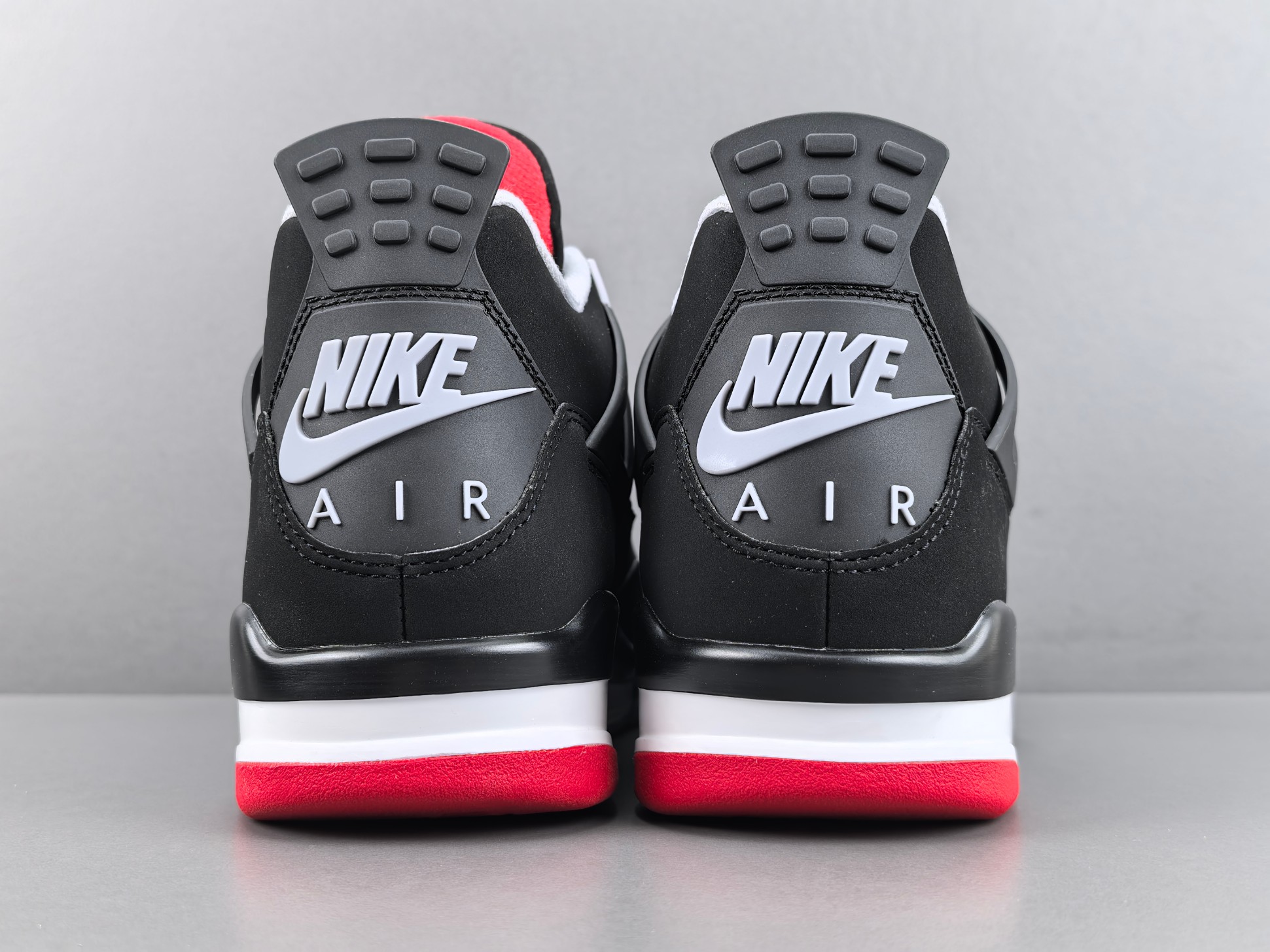 【LJR版 AJ4】Jordan Air Jordan 4 Retro Bred 舒适 中帮 复古篮球鞋 男款 新黑红 