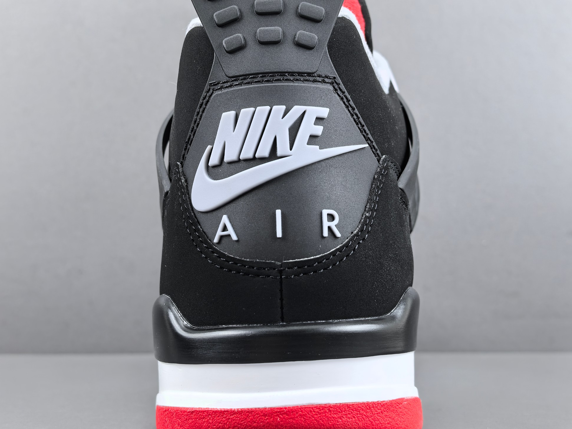 【LJR版 AJ4】Jordan Air Jordan 4 Retro Bred 舒适 中帮 复古篮球鞋 男款 新黑红 