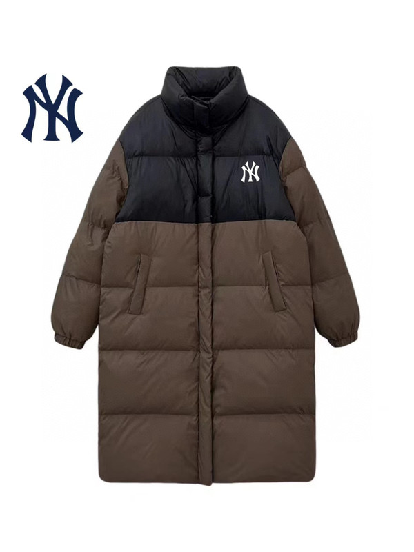 MLB Clothing Down Jacket Beige Green White Unisex Cotton Down Winter Collection