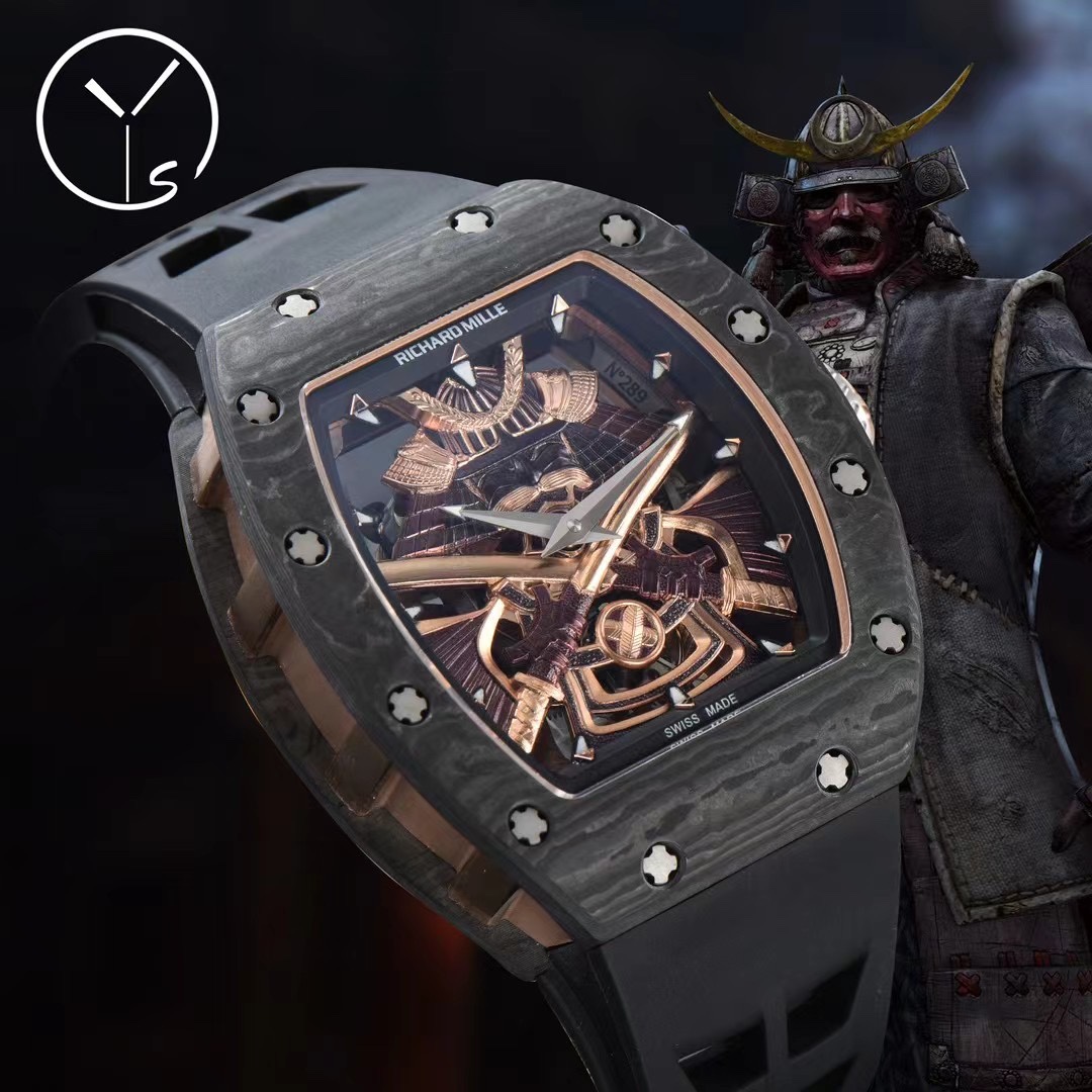 리차드밀 RM 47 블랙 그레이 투르비용 세라믹 남성 시계 레플리카 44996 Richard Mille 이미지 4