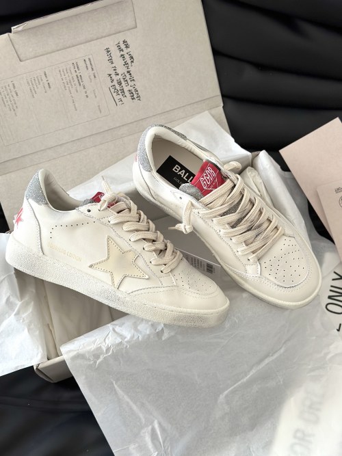 Golden Goose Deluxe Brand White Leather Sneakers - Women's Size 35-40 1 Golden Goose Deluxe Brand White Leather Sneakers - Women's Size 35-40
