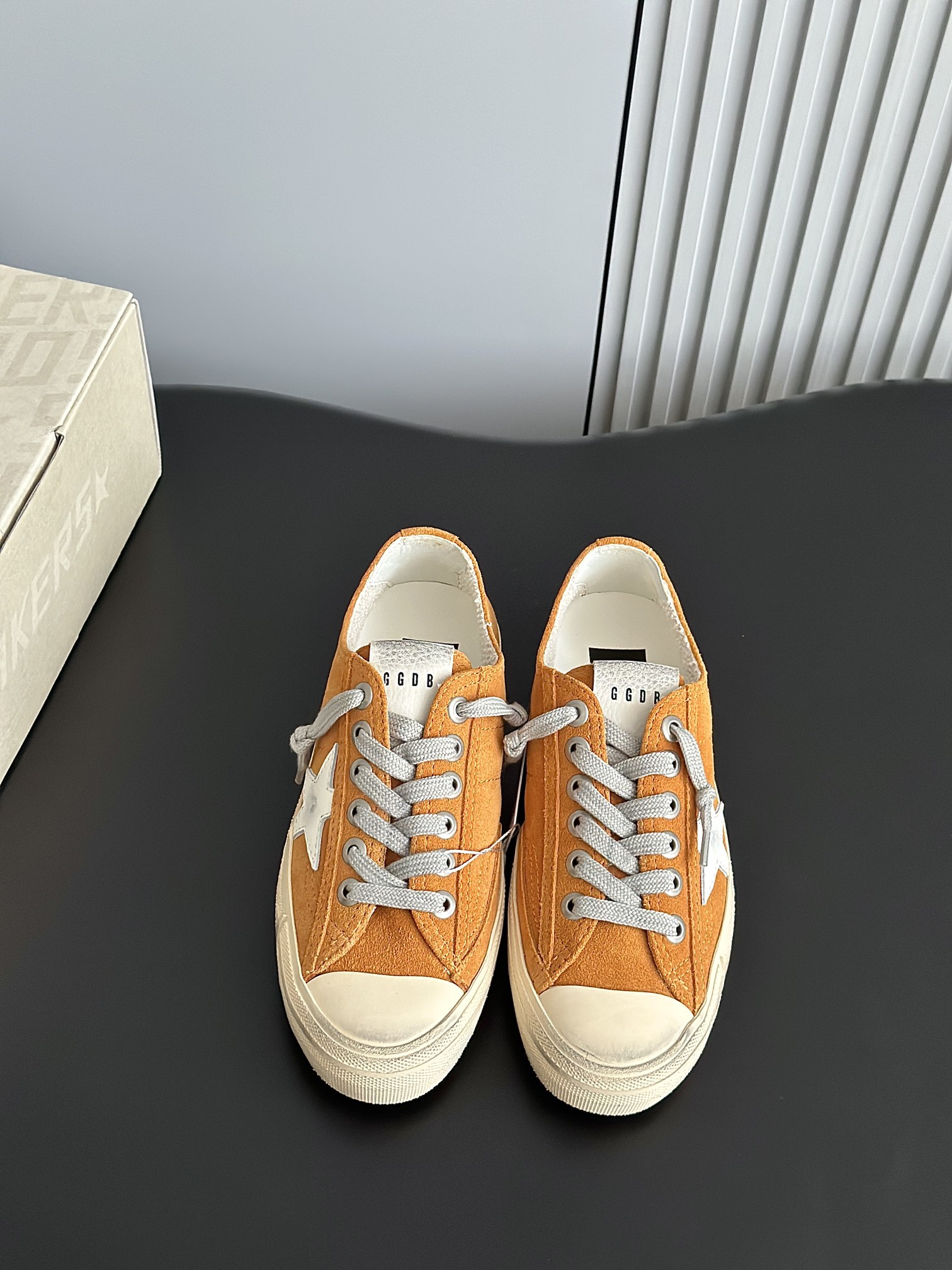 Golden Goose Chaussures De Skate Meilleure réplique nouveau style
 Or Cuir de vache Le TPU