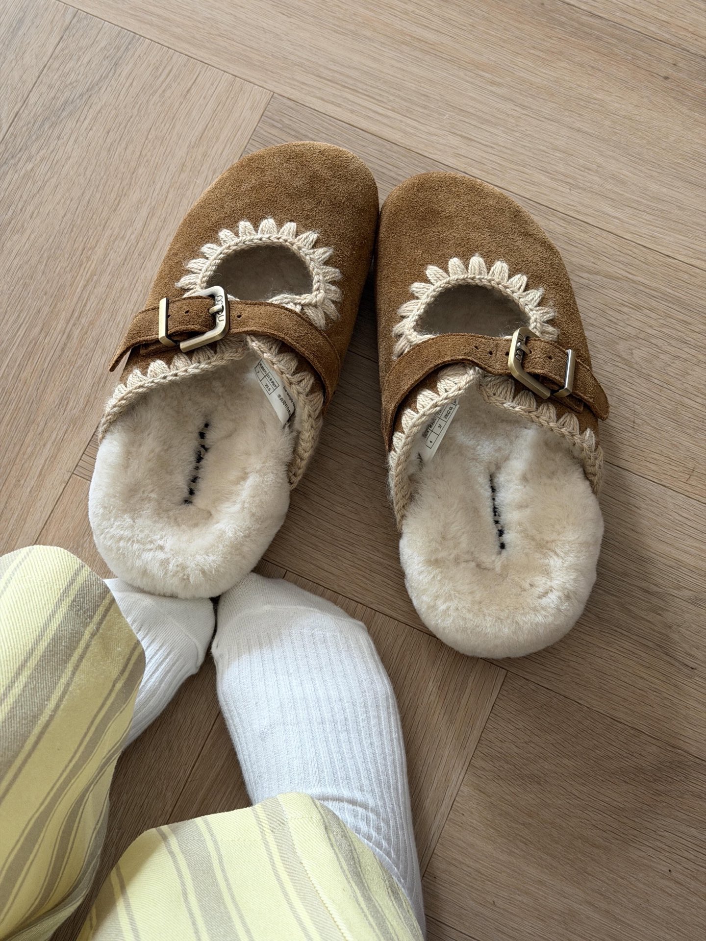 NO:668746,Matching demonstration, half-flop furry shoes19860909搭配示范,半拖毛毛鞋,Women's Shoes