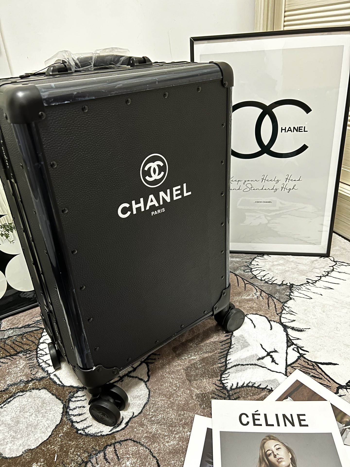 Elegante Maleta de Viaje Chanel de 20 Pulgadas - Diseño Exclusivo