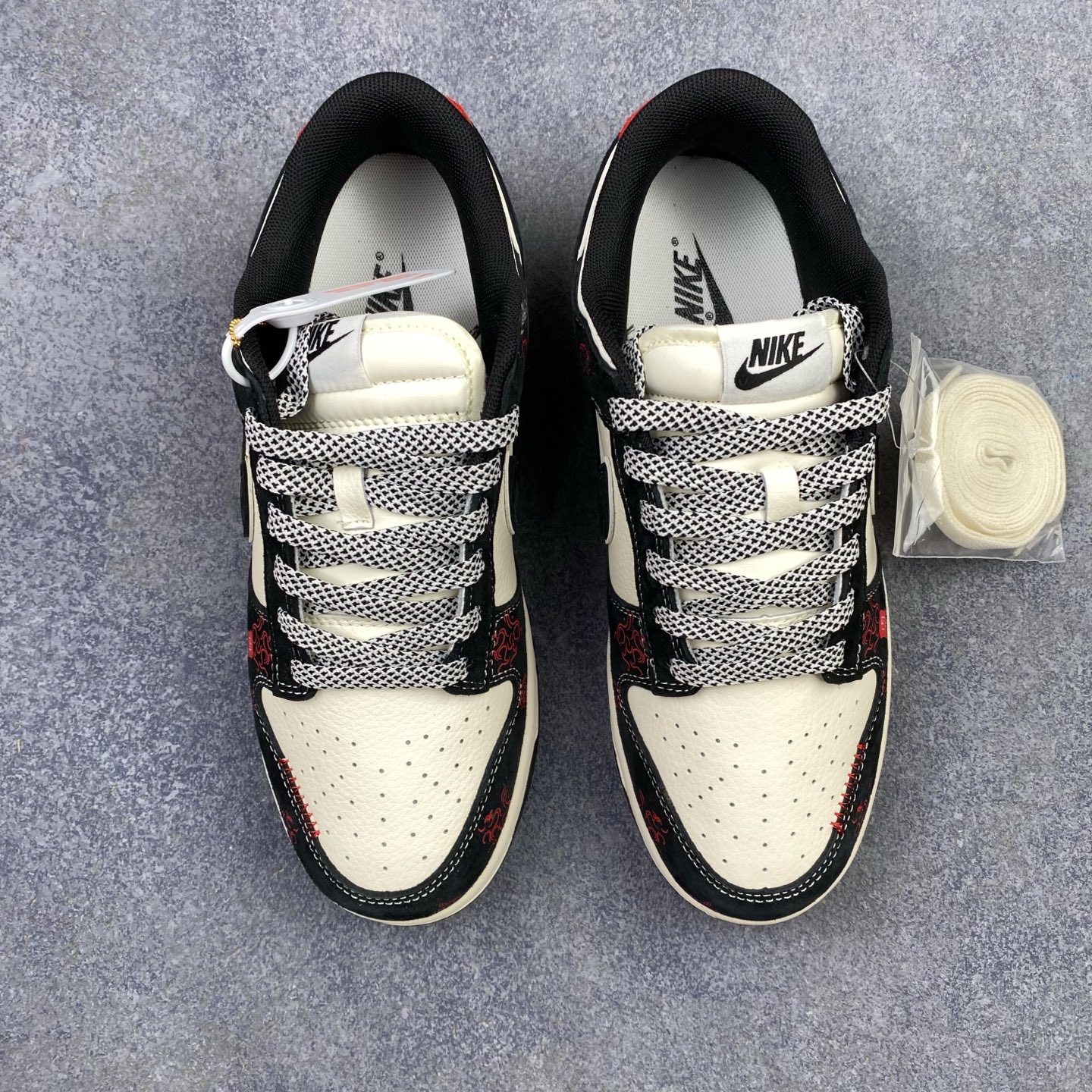 特价 DIY 特价 海外爆款限量发售!高端定制Nike SB Dunk Low “巴黎世家联名---米白灰”高端定制 特价 DIY 特价 海外爆款限量发售!高端定制Nike SB Dunk Low “巴黎世家联名---米白灰”高端定制