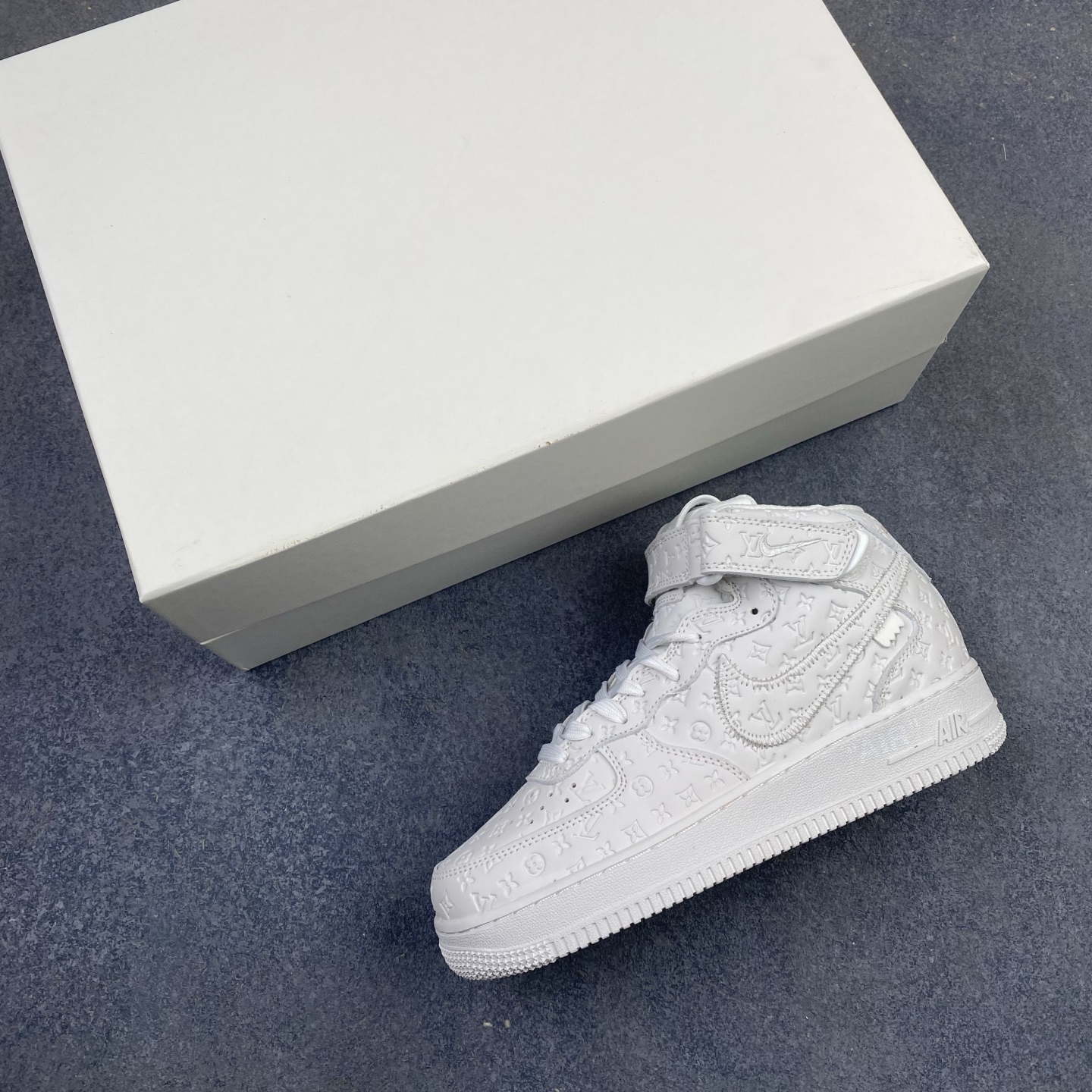 福利特价 💥LouisVuittonxNike Air Force 1 Low低帮系带板鞋 LV联名 空军一号 AF1低