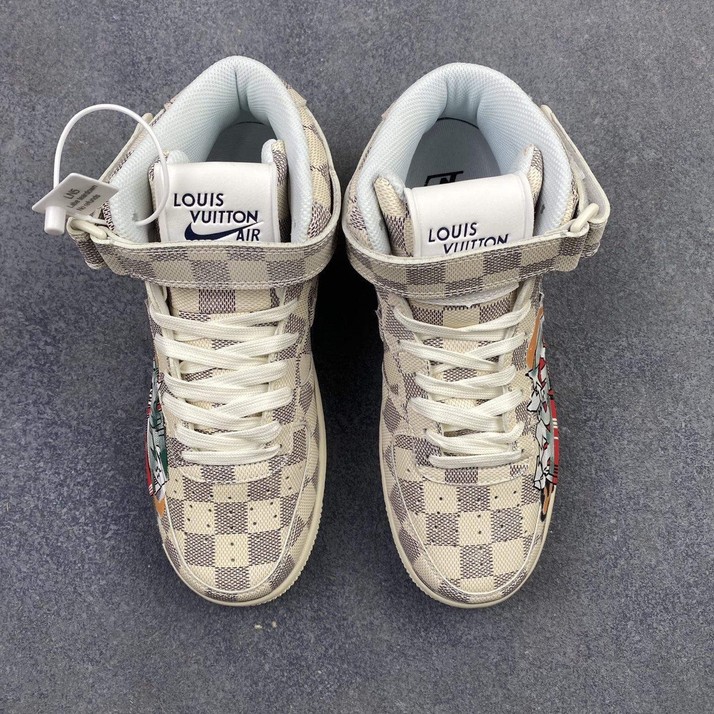 福利特价 💥LouisVuittonxNike Air Force 1 Low低帮系带板鞋 LV联名 空军一号 AF1低