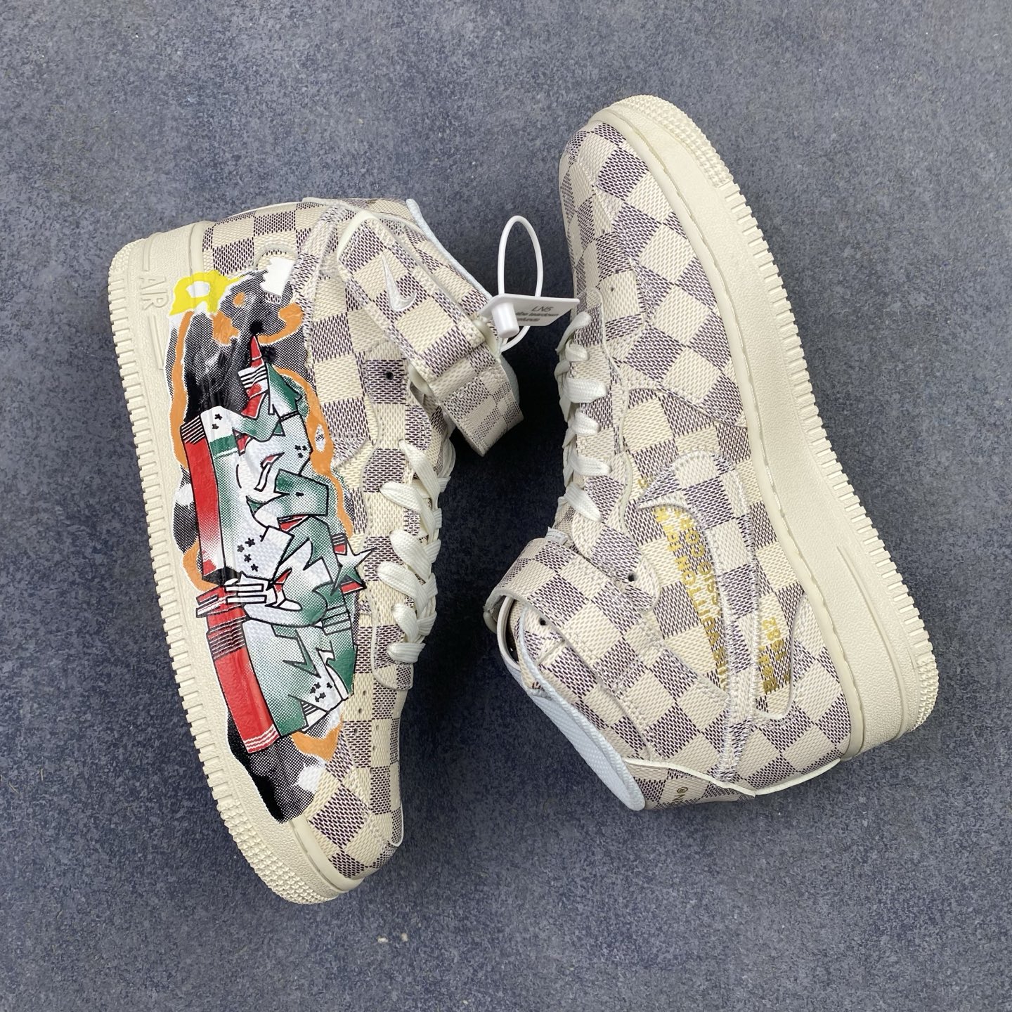 福利特价 💥LouisVuittonxNike Air Force 1 Low低帮系带板鞋 LV联名 空军一号 AF1低