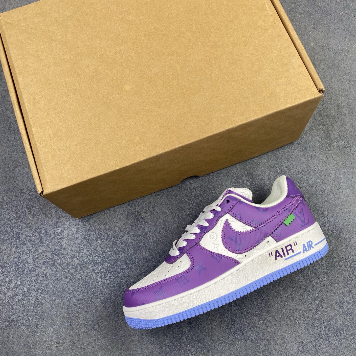 福利特价 💥LouisVuittonxNike Air Force 1 Low低帮系带板鞋 LV联名 空军一号 AF1低