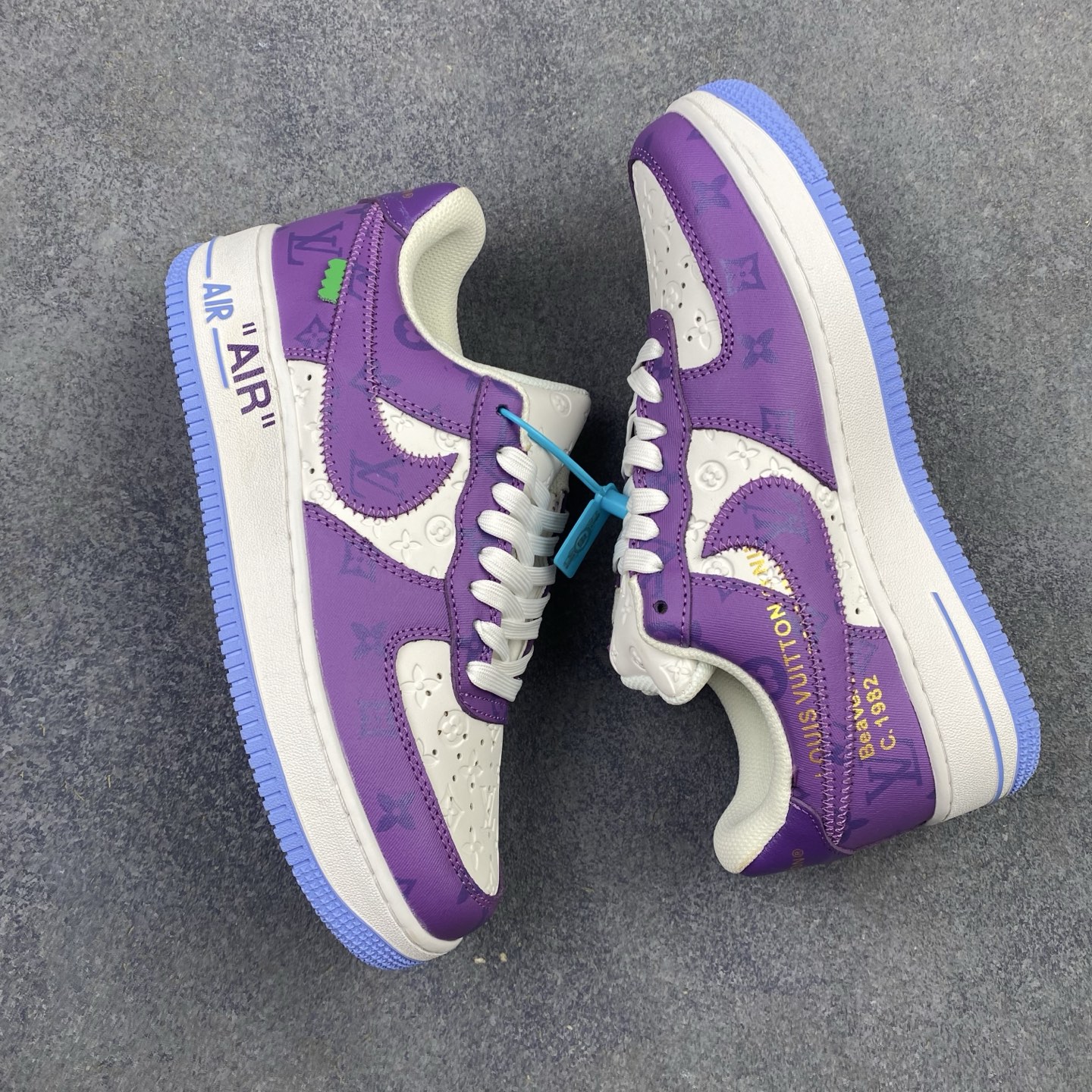 福利特价 💥LouisVuittonxNike Air Force 1 Low低帮系带板鞋 LV联名 空军一号 AF1低