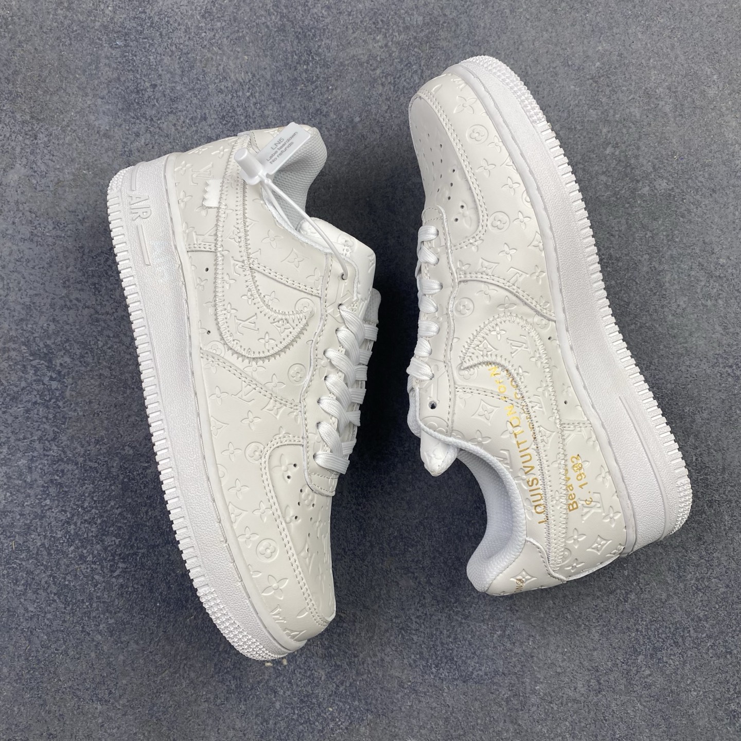 福利特价 💥LouisVuittonxNike Air Force 1 Low低帮系带板鞋 LV联名 空军一号 AF1低