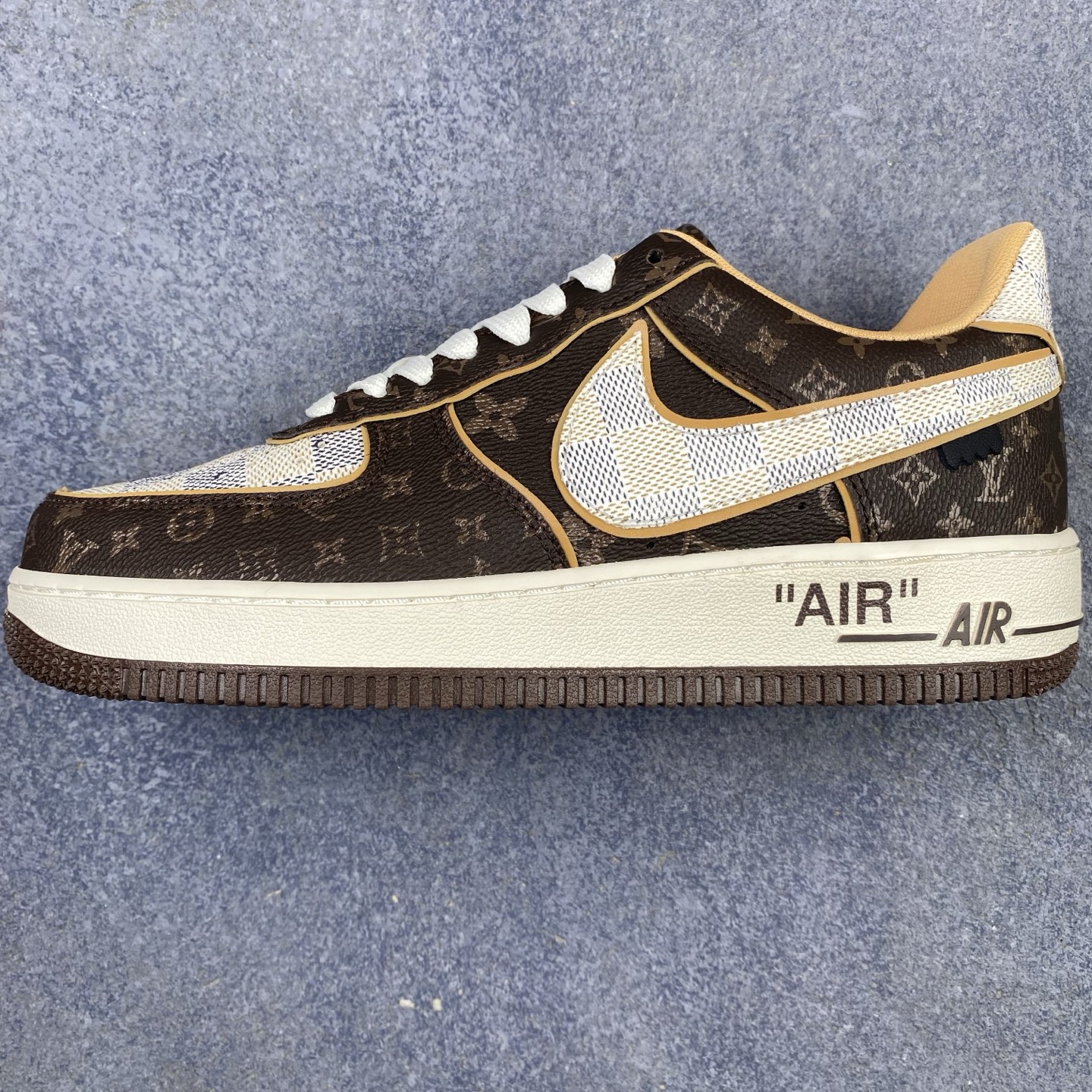 福利特价 💥LouisVuittonxNike Air Force 1 Low低帮系带板鞋 LV联名 空军一号 AF1低