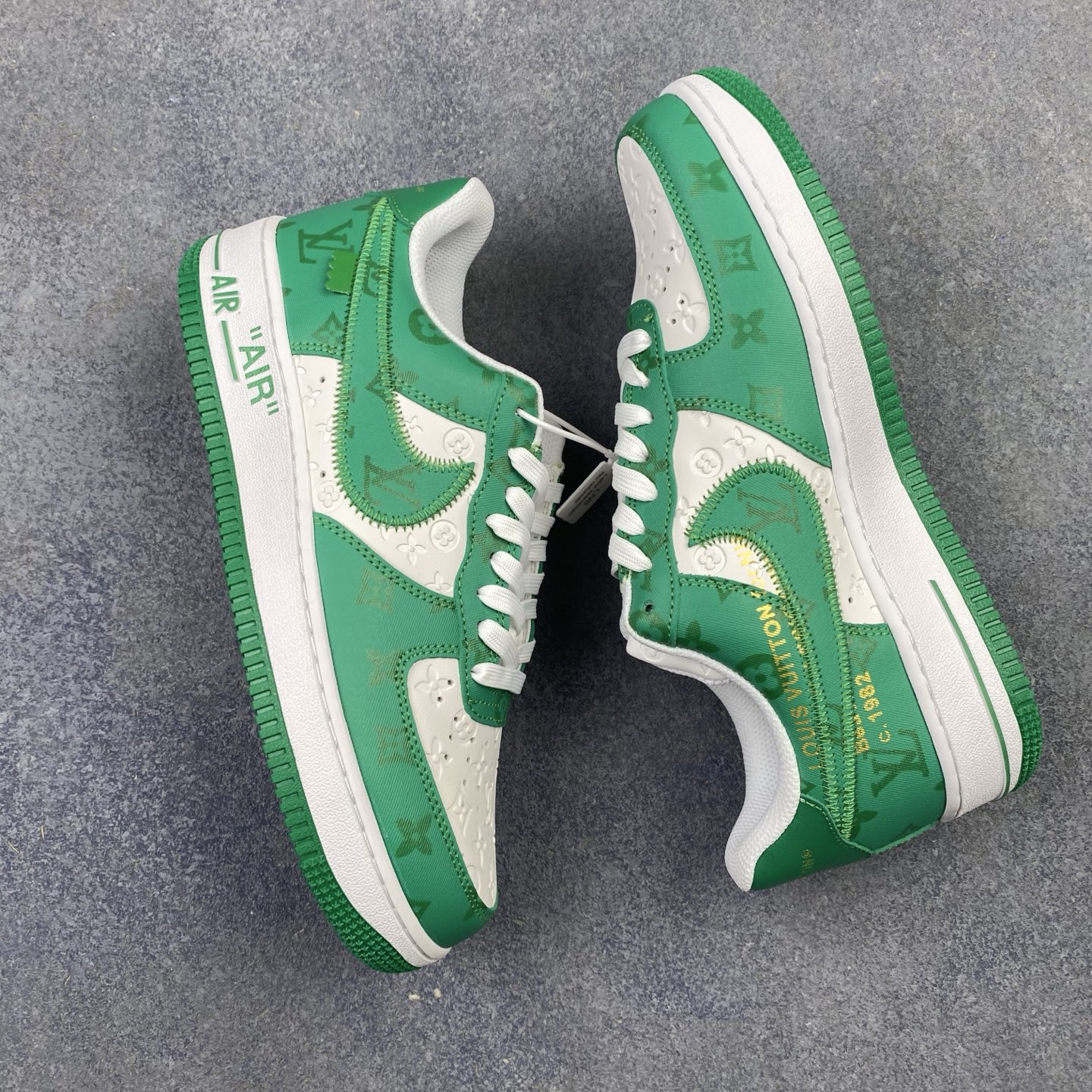 福利特价 💥LouisVuittonxNike Air Force 1 Low低帮系带板鞋 LV联名 空军一号 AF1低
