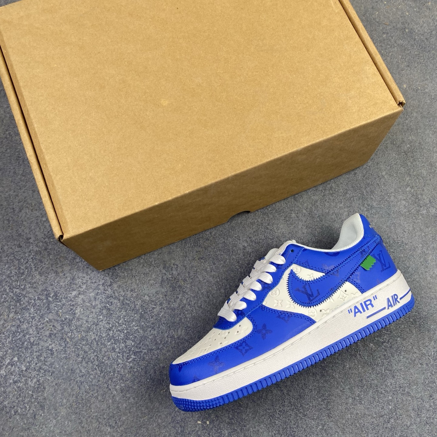 福利特价 💥LouisVuittonxNike Air Force 1 Low低帮系带板鞋 LV联名 空军一号 AF1低