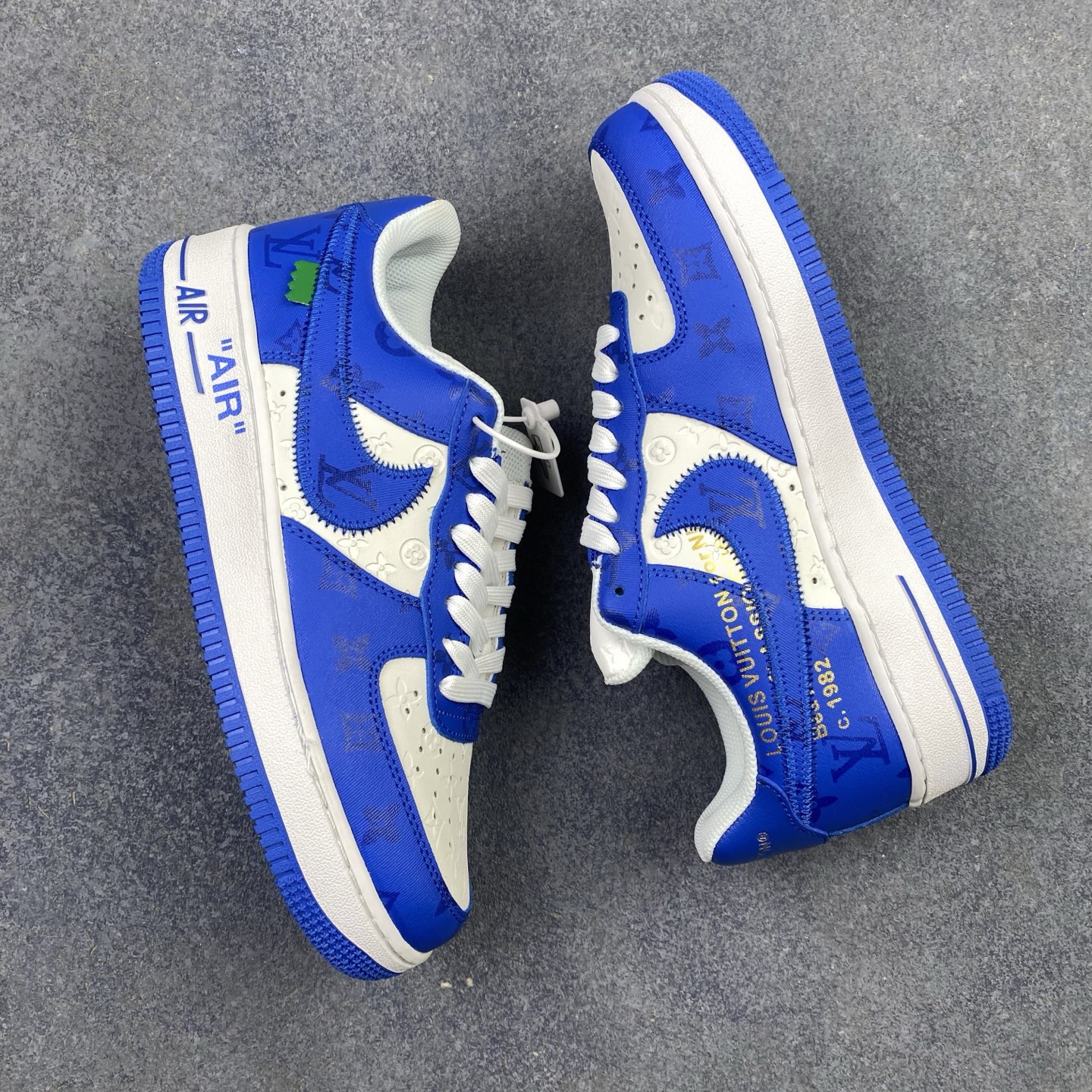 福利特价 💥LouisVuittonxNike Air Force 1 Low低帮系带板鞋 LV联名 空军一号 AF1低