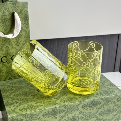 Gucci Vintage Crystal Glass Cup, Export Trade Single, Beautiful, Aesthetic Design 1 Gucci Vintage Crystal Glass Cup, Export Trade Single, Beautiful, Aesthetic Design
