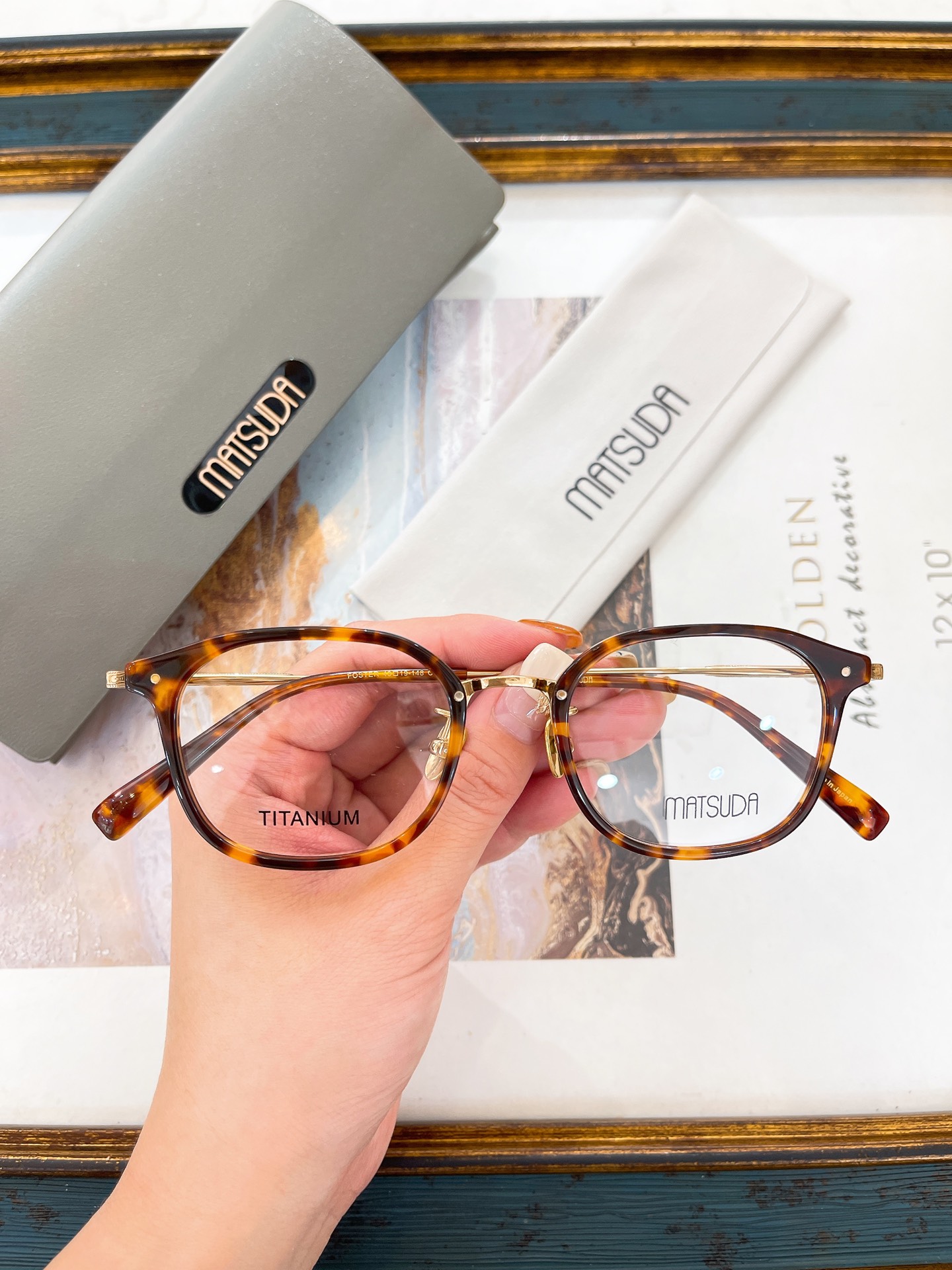 MATSUDA-Glasses-MODEL: FOSTER🔱🔱🔱SIZE: 48 19-148 - 图片 4