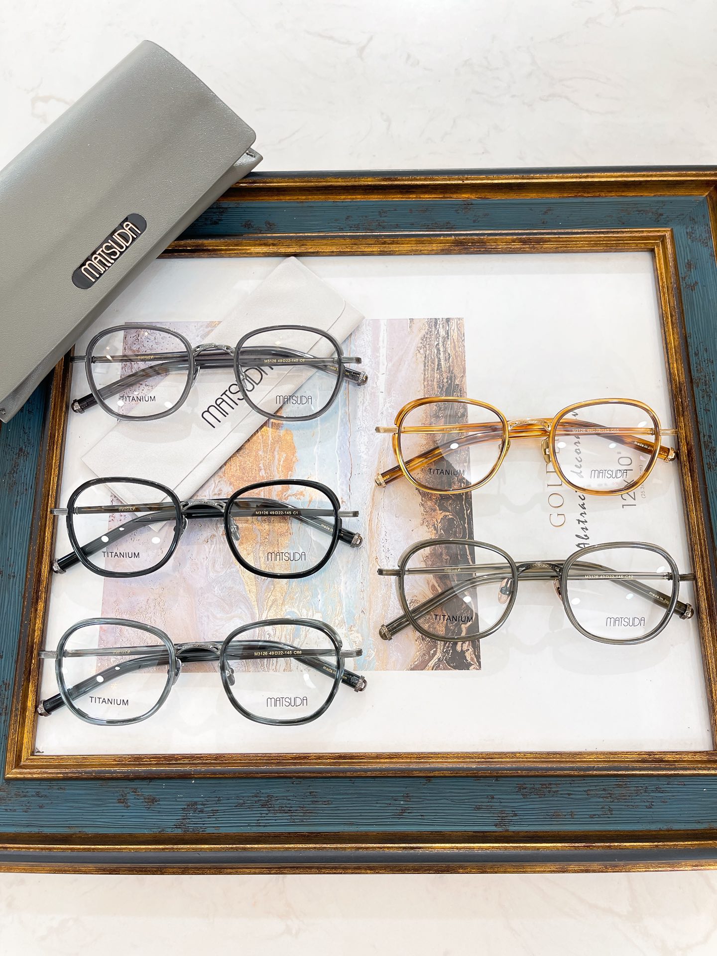 MATSUDA-Glasses-MOMODEL: M3126 🔱🔱🔱SIZE: 49 22-145 ～ - 图片 9