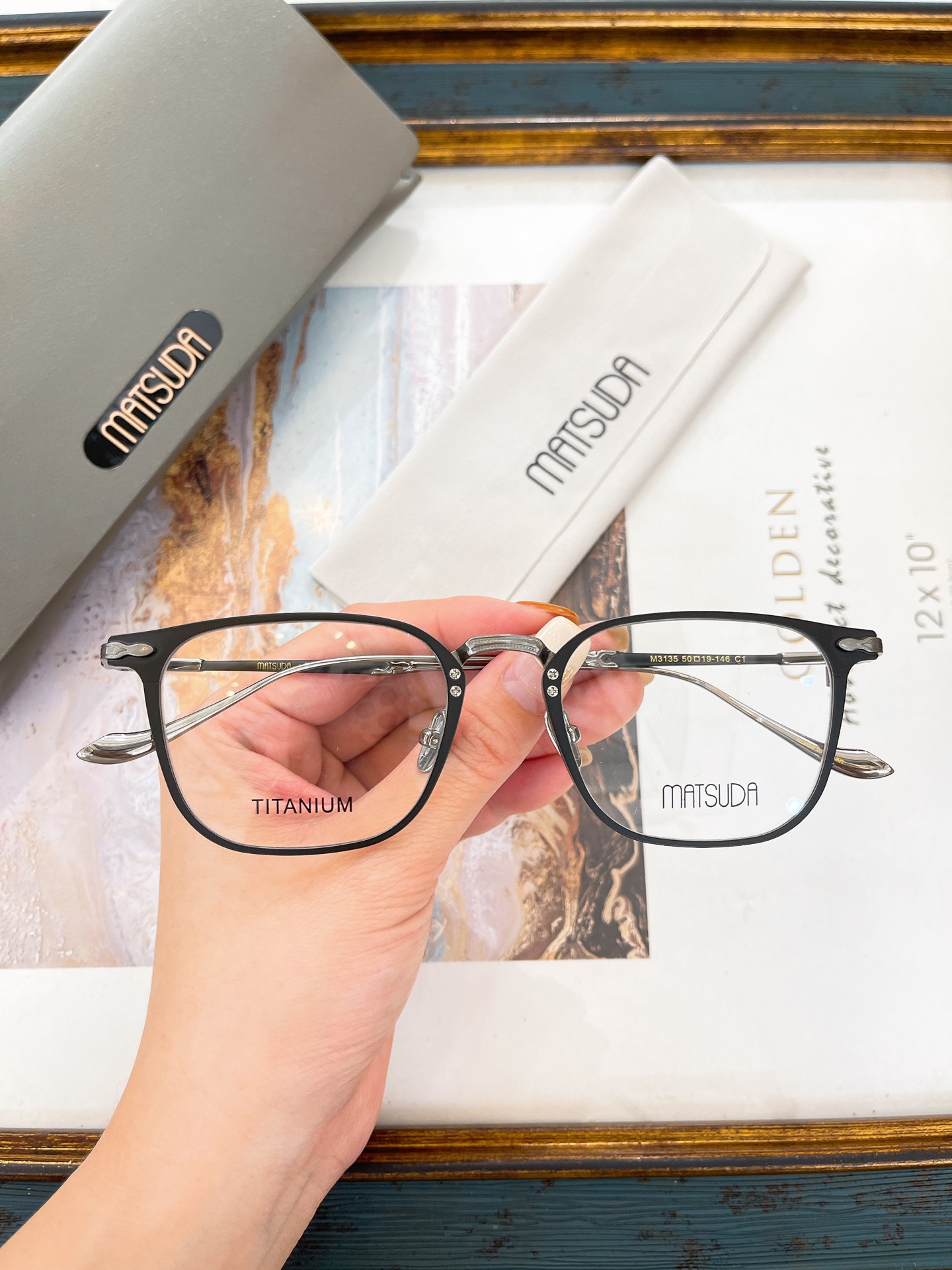 MATSUDA-Glasses-MOMODEL: M3135 🔱🔱🔱SIZE: 50 19-146 ～ - 图片 5