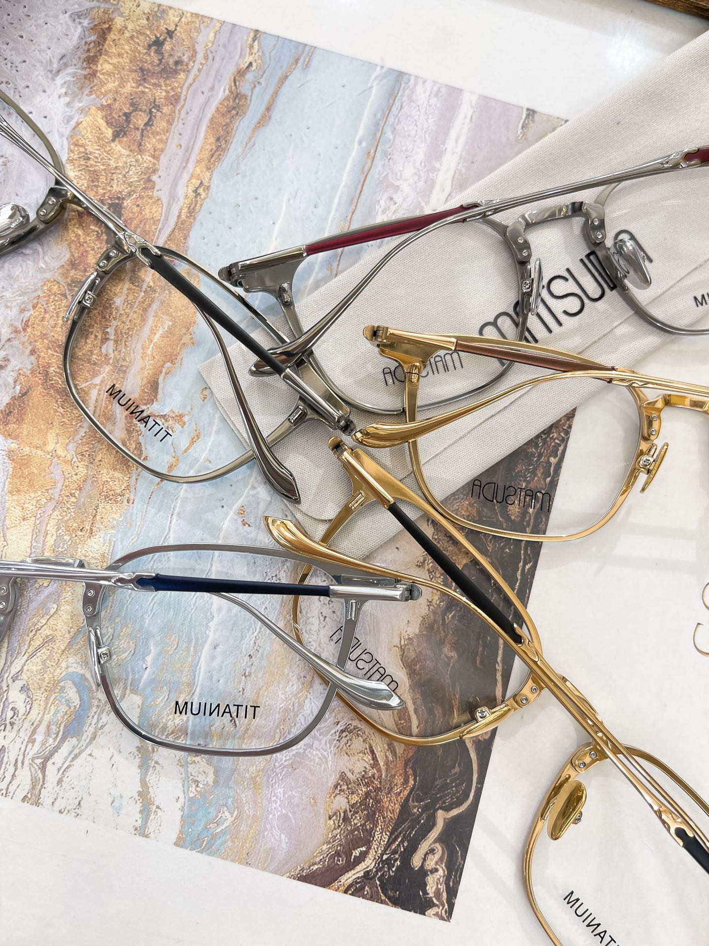 MATSUDA-Glasses-MOMODEL: M3135 🔱🔱🔱SIZE: 50 19-146 ～ - 图片 7